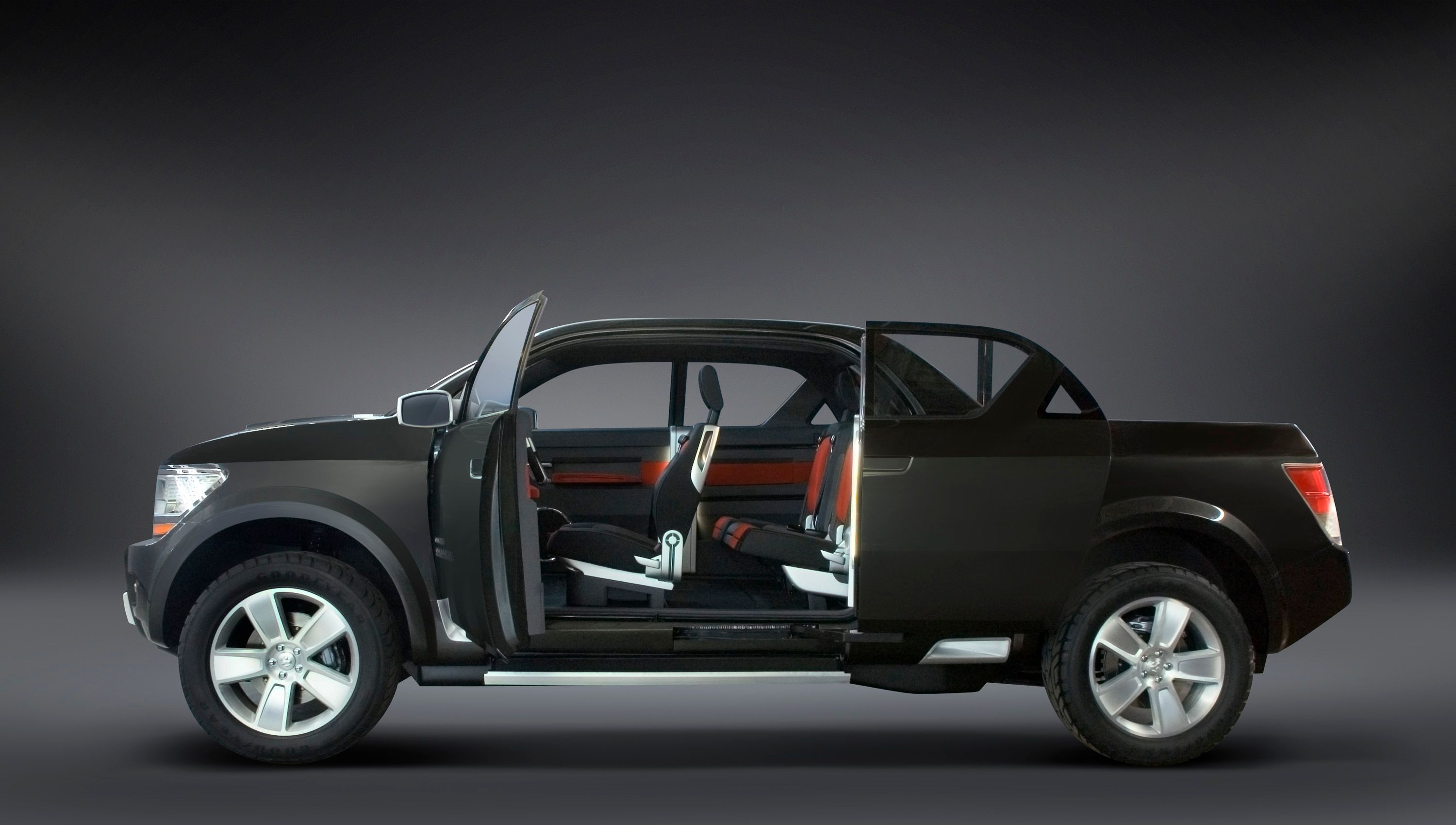 Conceito Dodge Rampage preto 2006