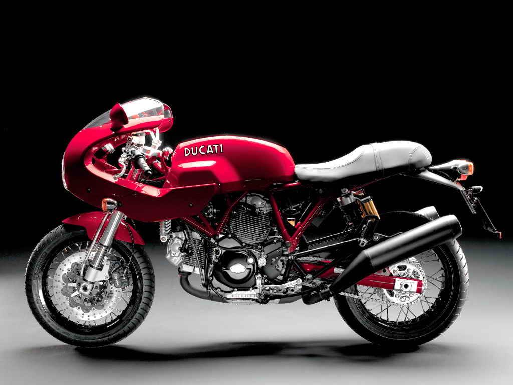 2007 Ducati SportClassic Sport 1000 S sepeda motor pembalap kafe 