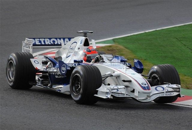 BMW F1 car on Nordschleife
