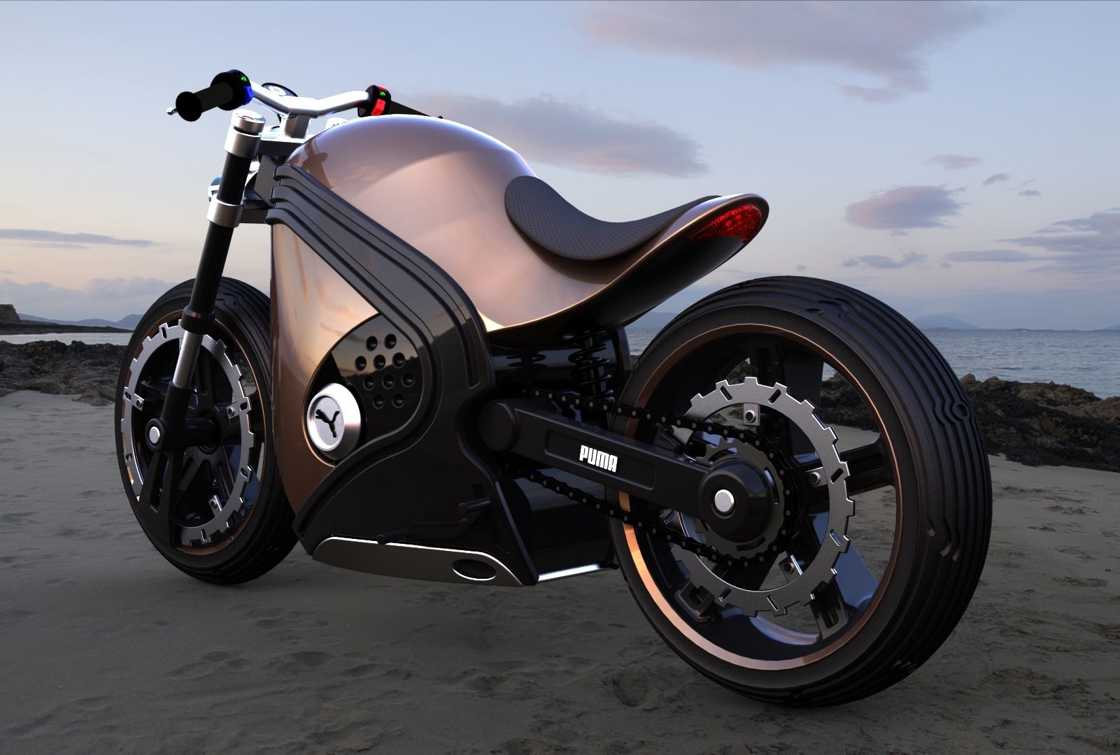 Concept of the week Puma Motorcycle w VIDEO