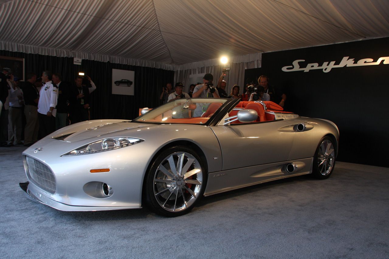 Spyker C8 Aileron Spyder debuts at Pebble Beach