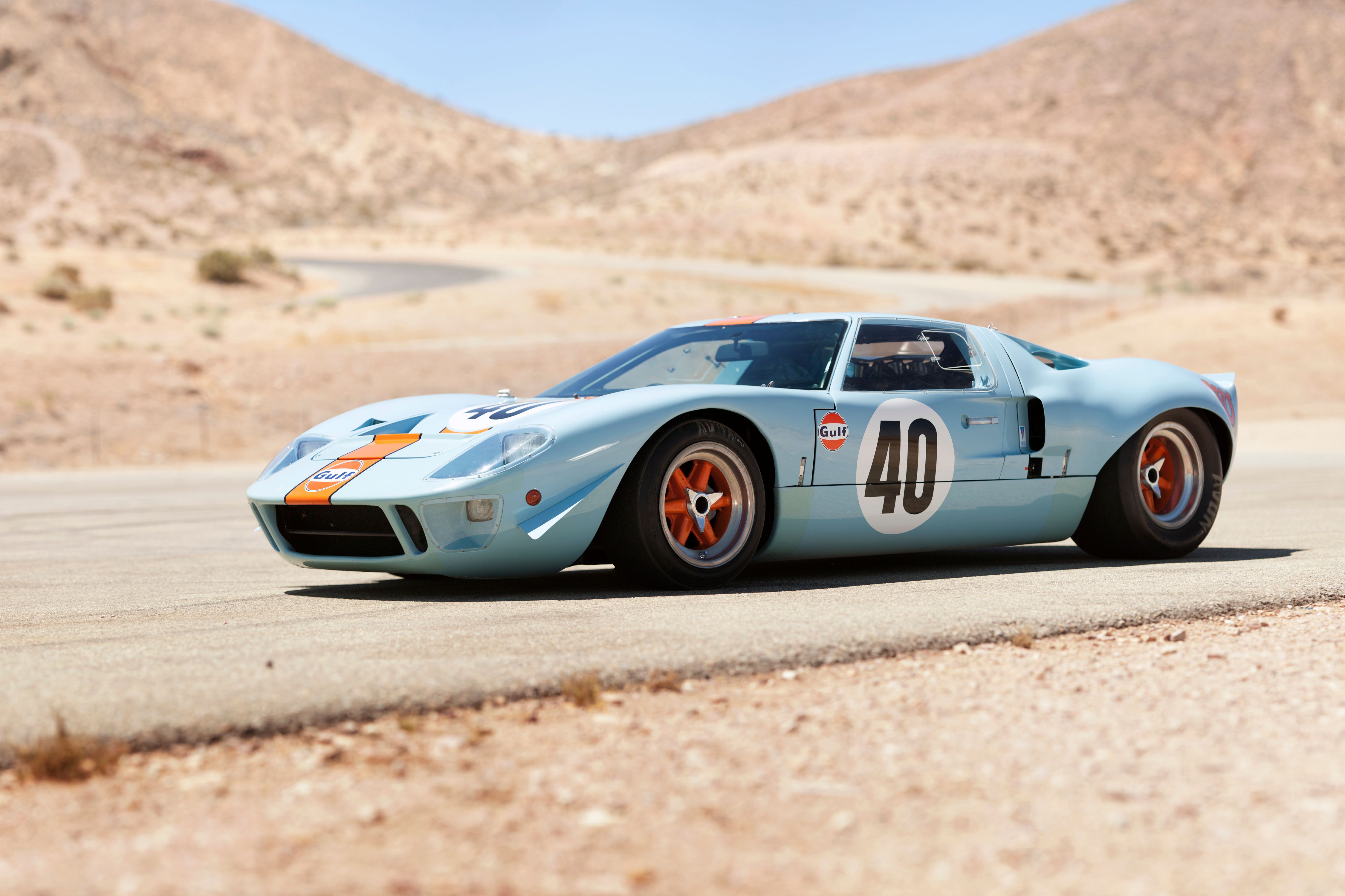 1966 Ford GT40 Mark II parked