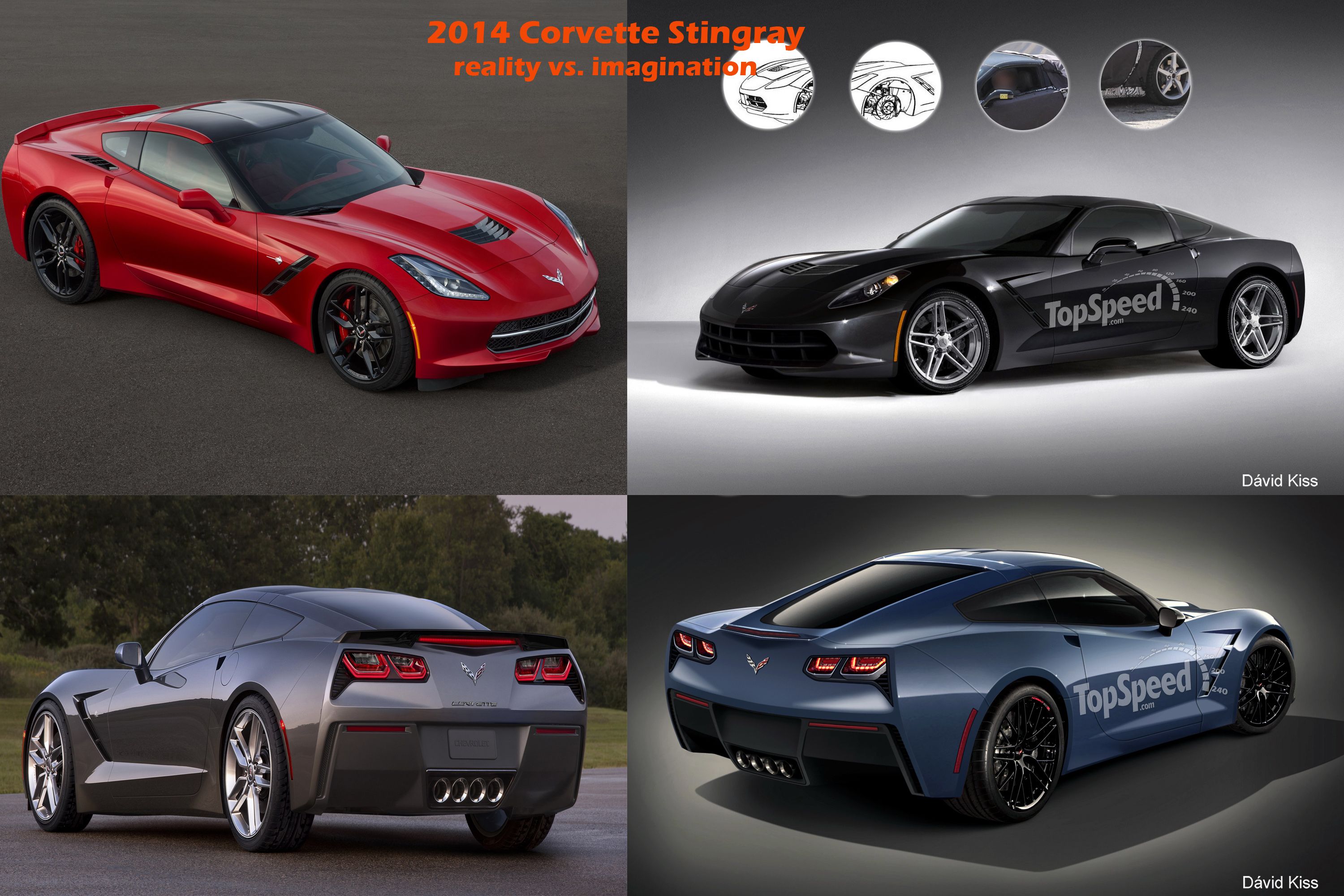 The C7 Corvette is Out - Renderings vs Reality