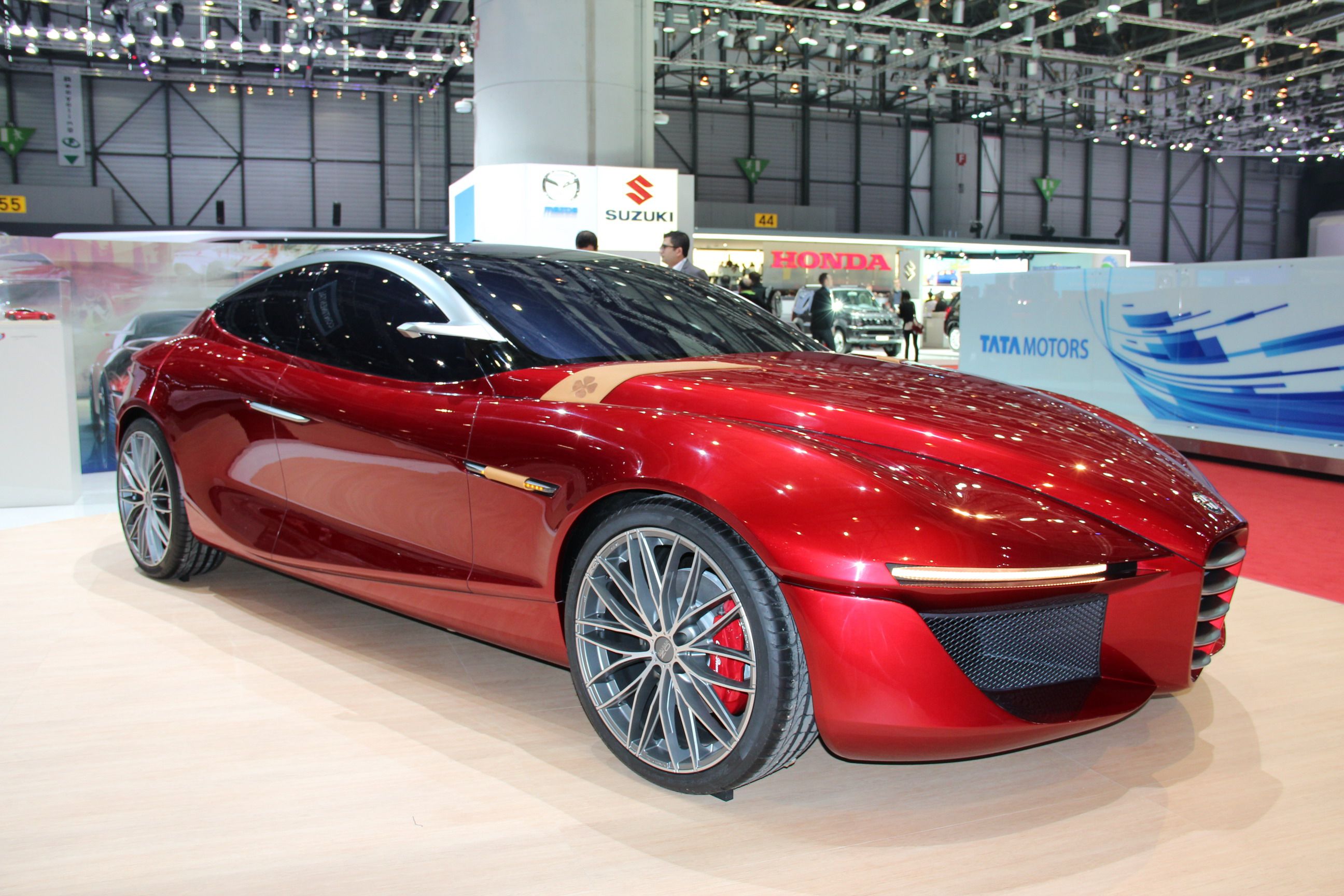 red Alfa Romeo concept