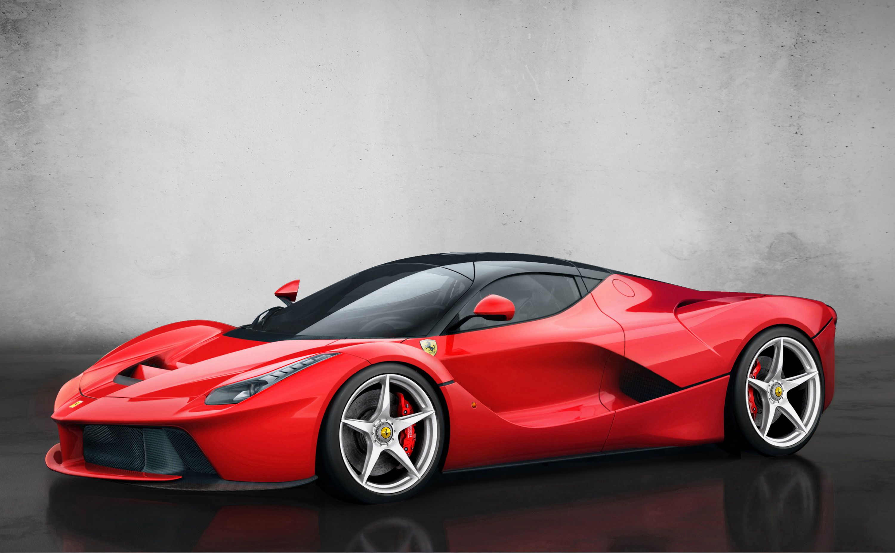 A red Ferrari LaFerrari