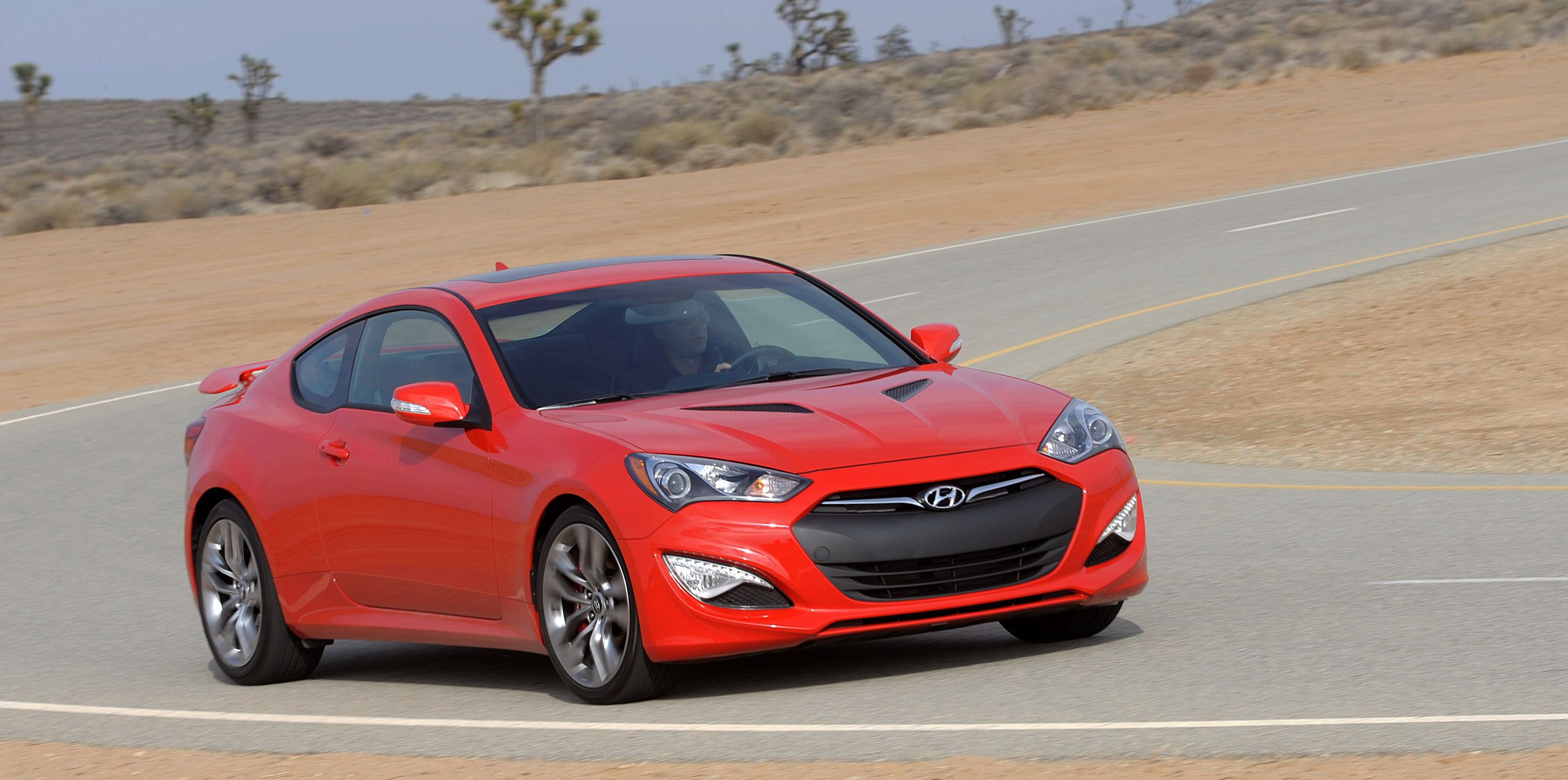 red Hyundai Genesis Coupe