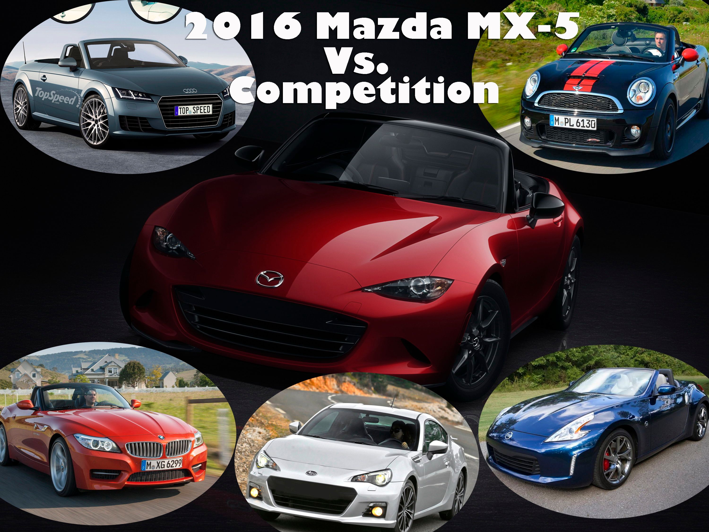 5 Biggest Competitors for the 2016 Mazda MX-5 Miata