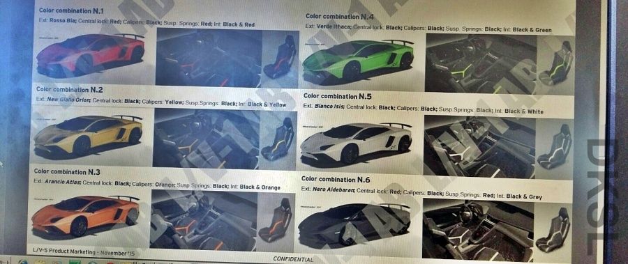Lamborghini Aventador SV Brochure Leaks Online