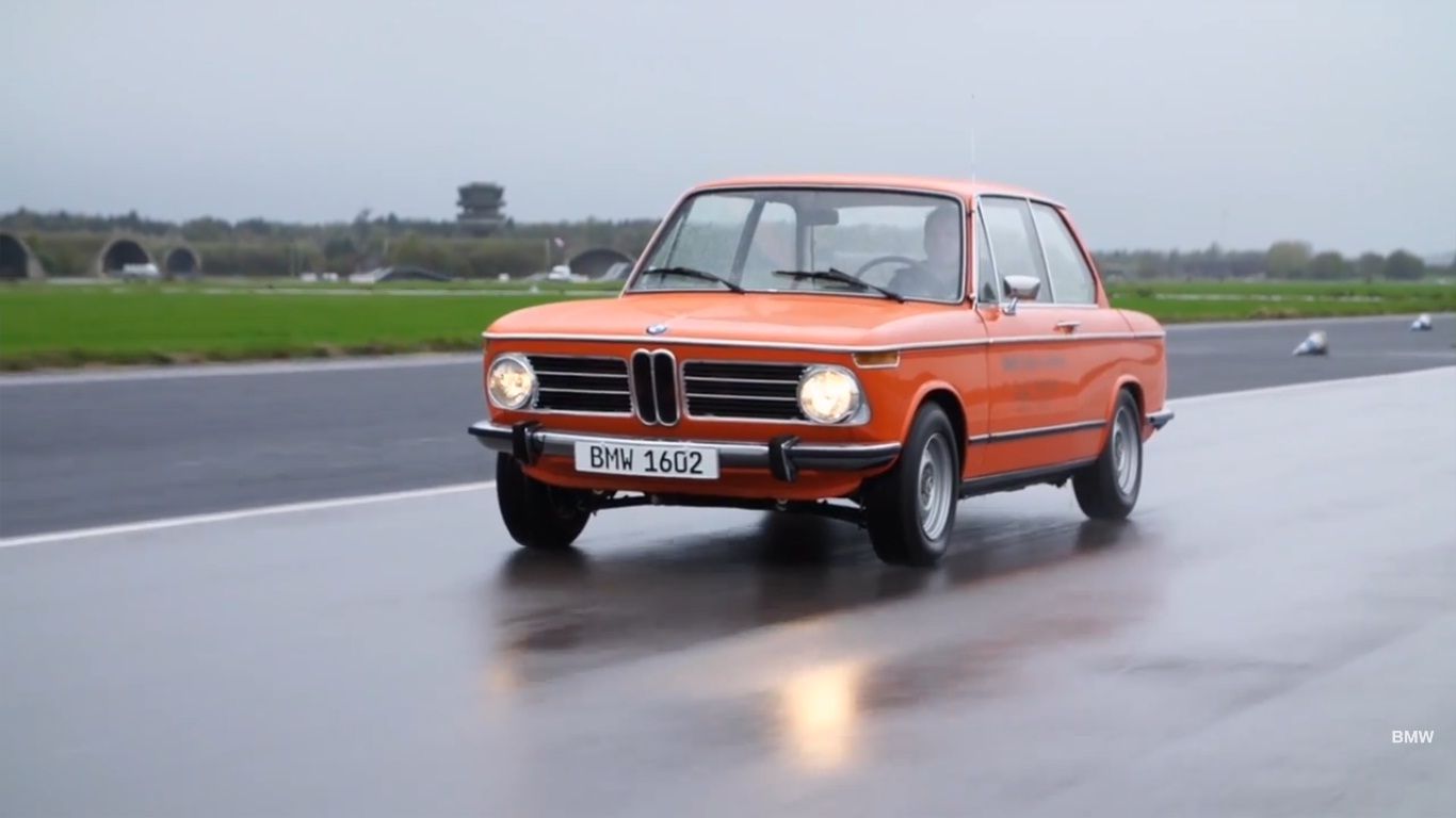 BMW Showcases Its First Electric Car - The 1972 1602e: Video