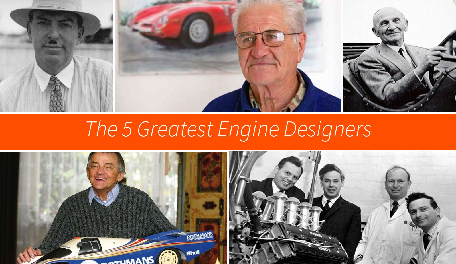 Engine Artist The 5 Greatest Engine Designers Of All Time