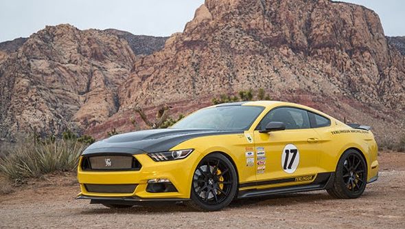 Yellow 2016 Shelby Terlingua Mustang