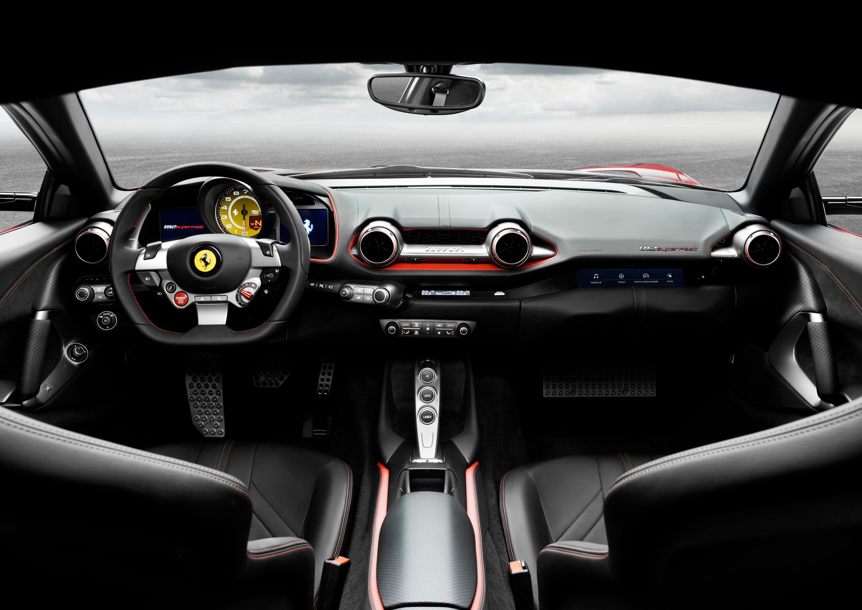 The Ferrari 812 Superfast Looks Like A Mix Of Modern Go-Fast Tech And ...