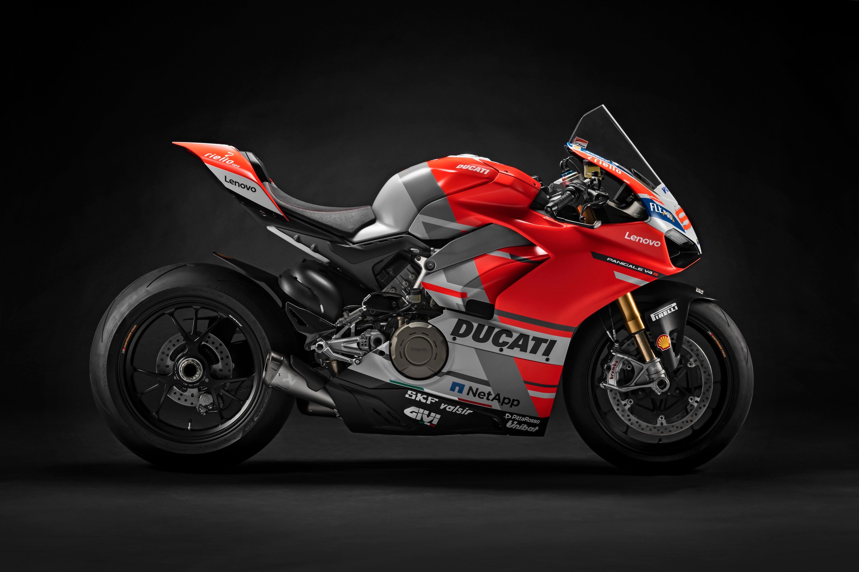Red Ducati V4 S 
