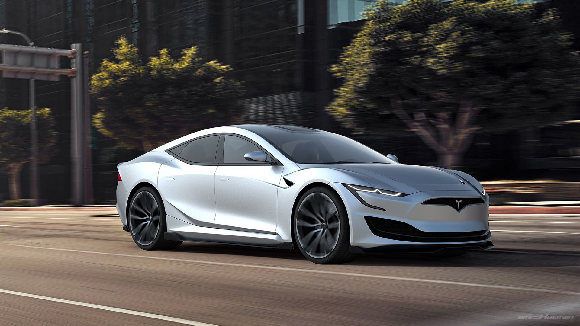 Competition Carbon Reveals Tesla Model S Plaid Widebody Kit
