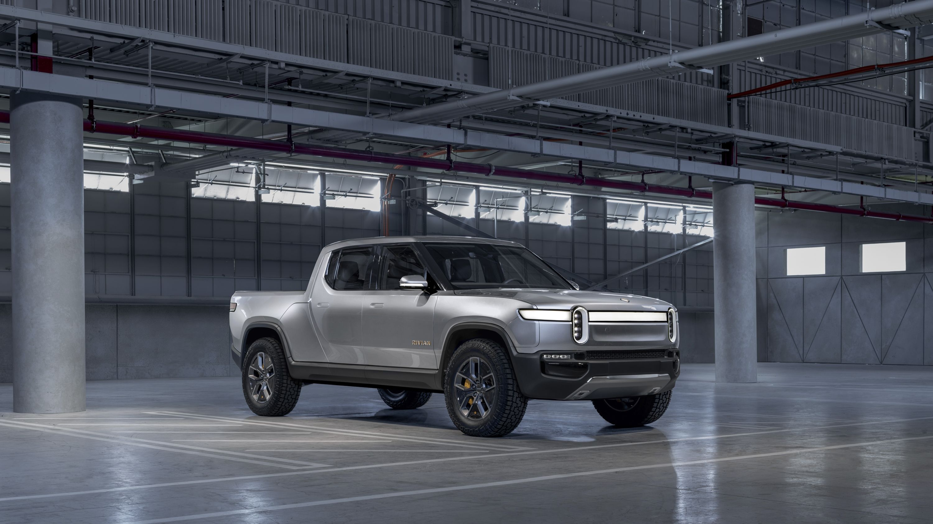 2020 Rivian R1T parked
