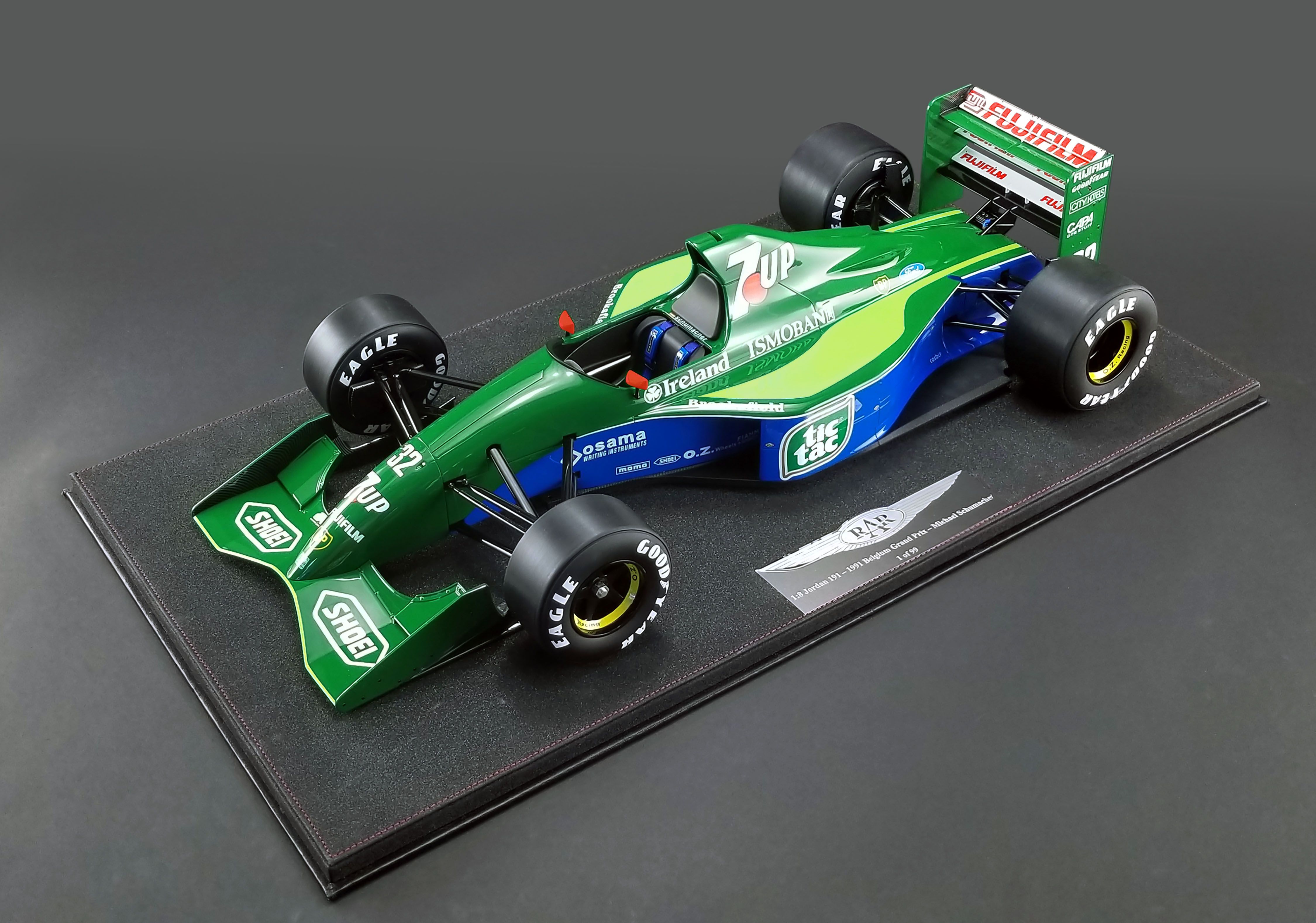 Check out this $4,495 Scale Model of the #32 Jordan 191 Formula One Car