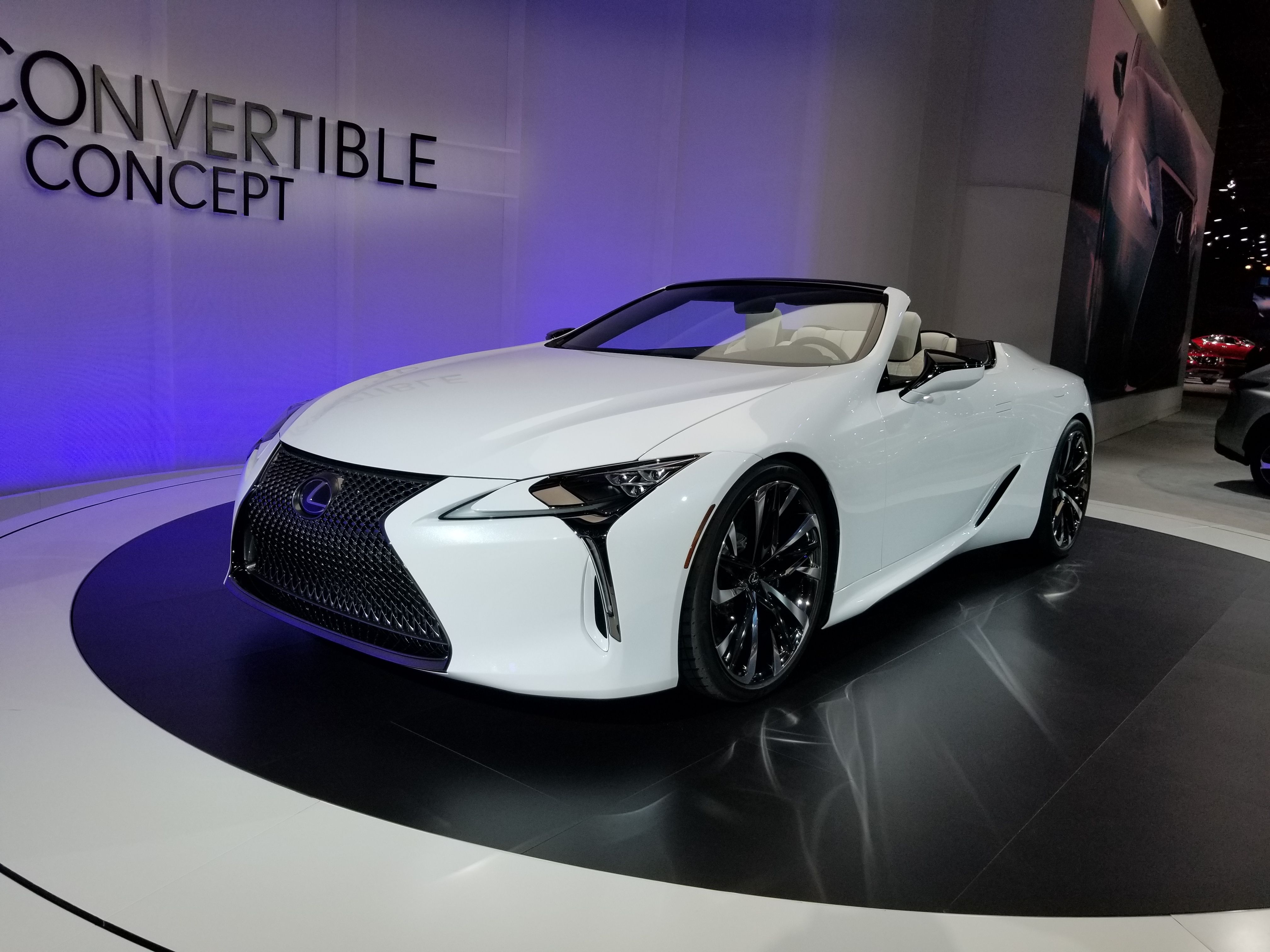 Lexus LC Debuts At The Detroit Auto Show In A Topless Avatar