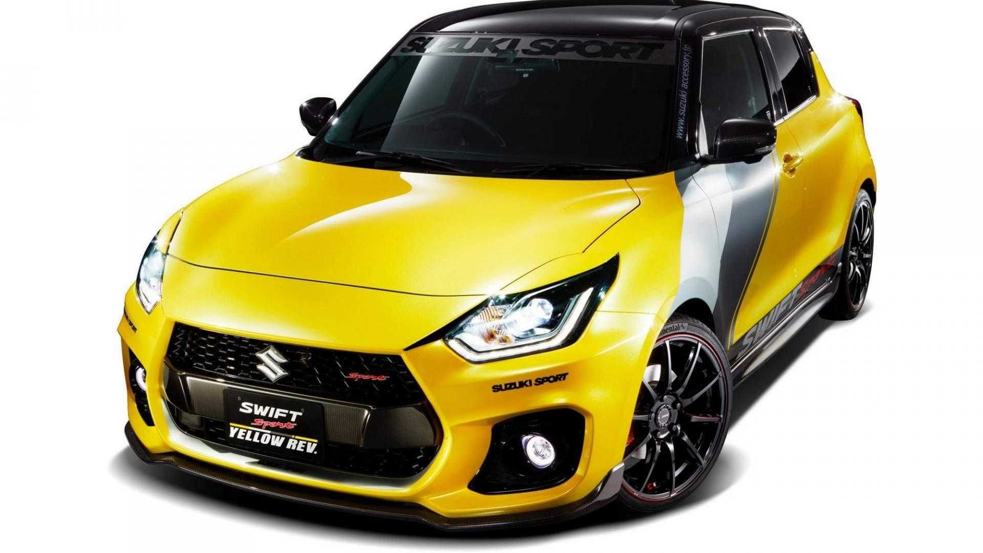 2019 Suzuki Swift Sports Yellow Rev