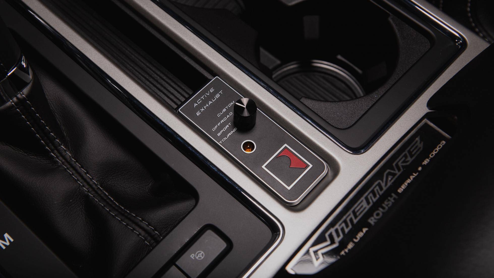 Roush Performance Nitemare Fender Side Emblems For 2019-2020 F150 | Black & Red Pair