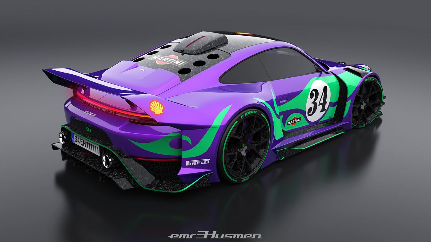 Will These Renderings of a Modern Porsche 911 GT1 Really