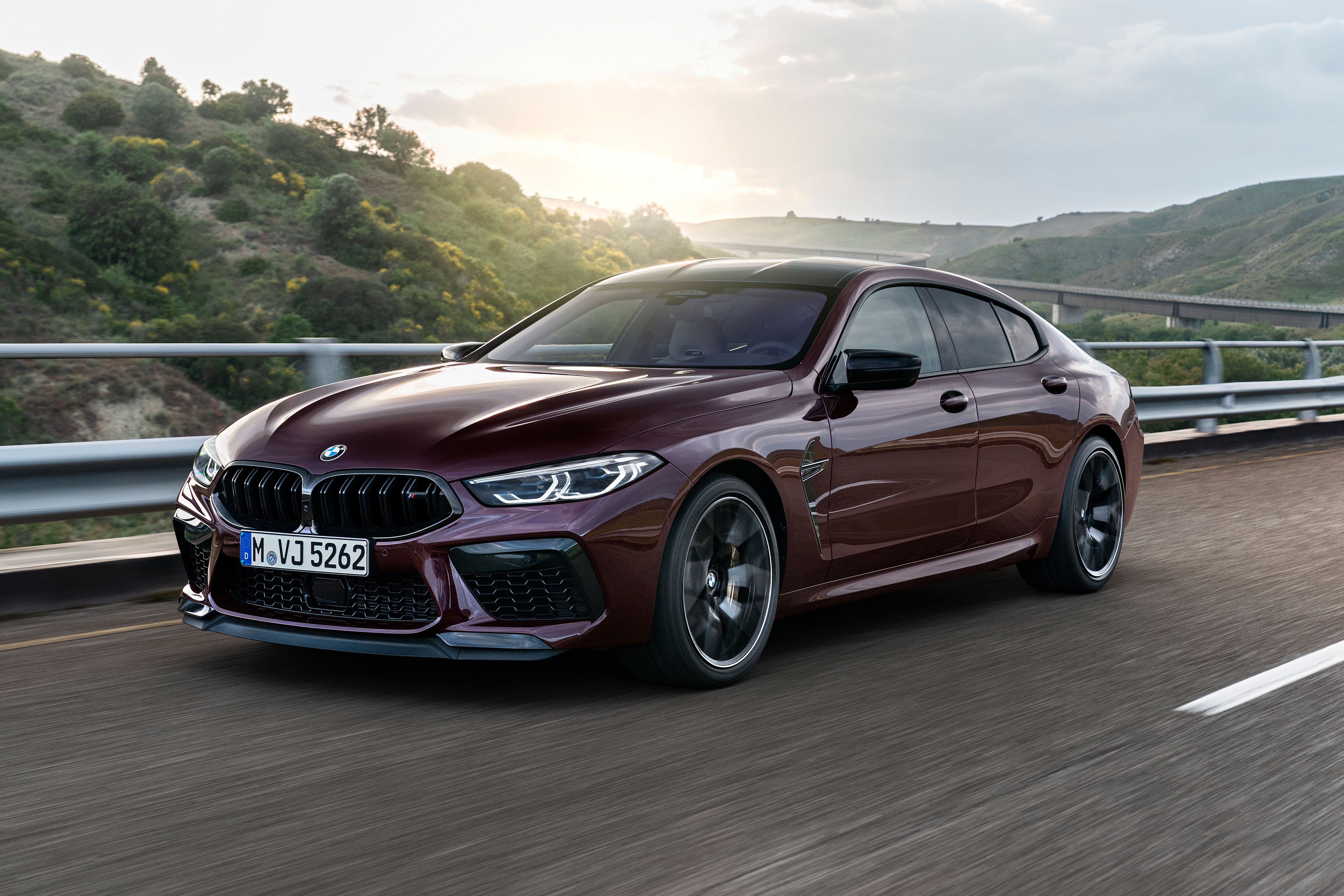 dark red 2020 BMW M8 Competition Gran Coupe