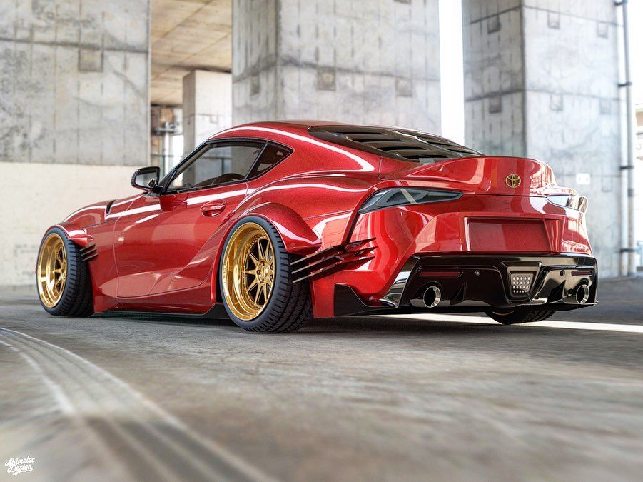 New Rendering Envisions A Real-Life Need For Speed Toyota Supra