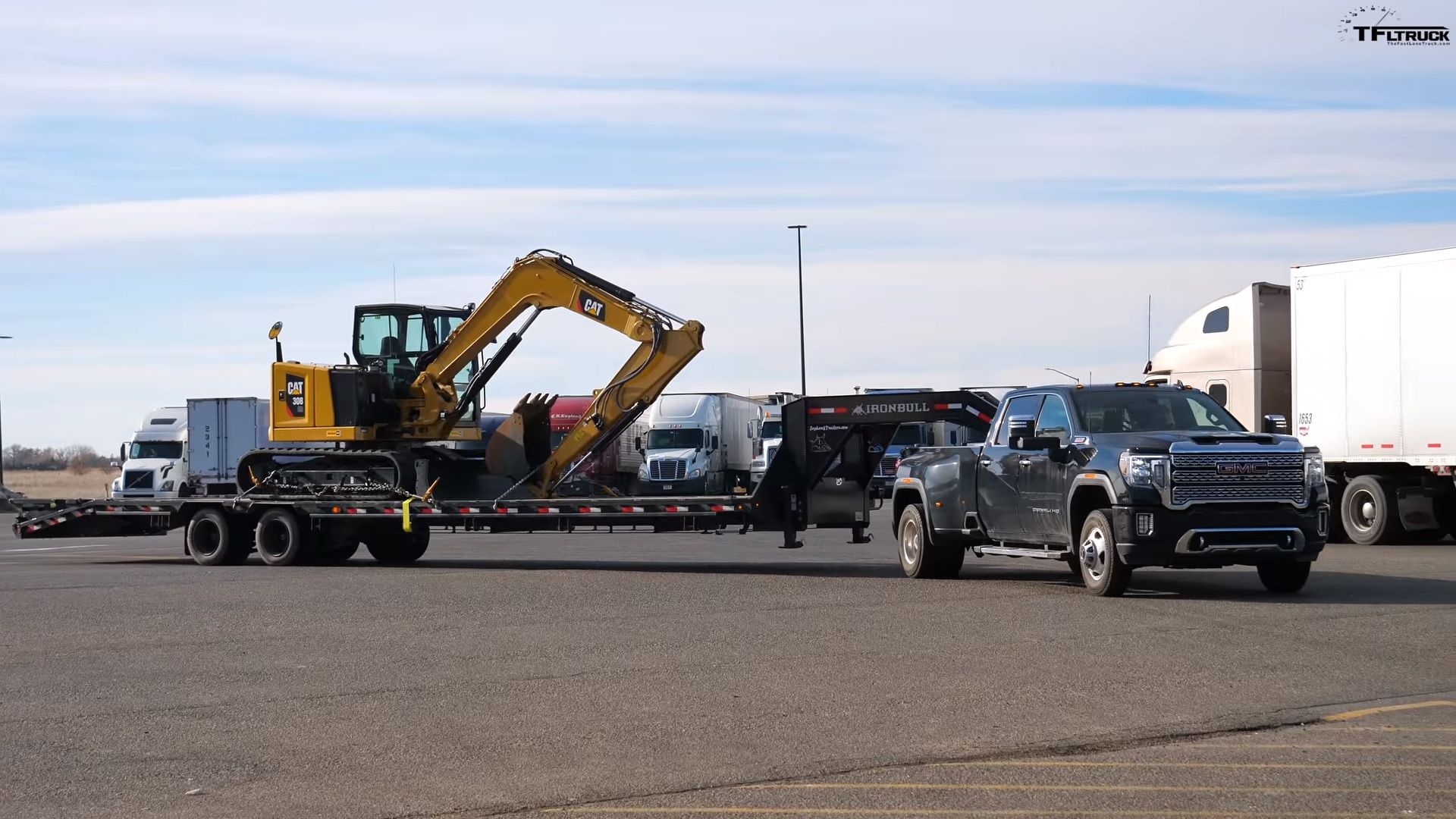 30,000Pound Towing Comparison GMC Sierra 3500 vs Ford F350 Tow Test