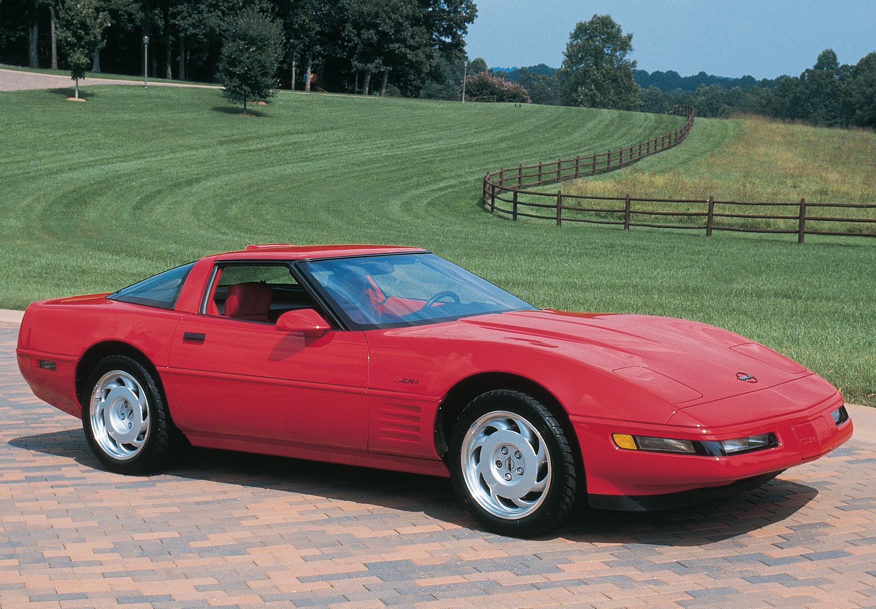 A C4 Chevy Corvette Drifting Under a Trailer? Don't Try This At Home, Kids