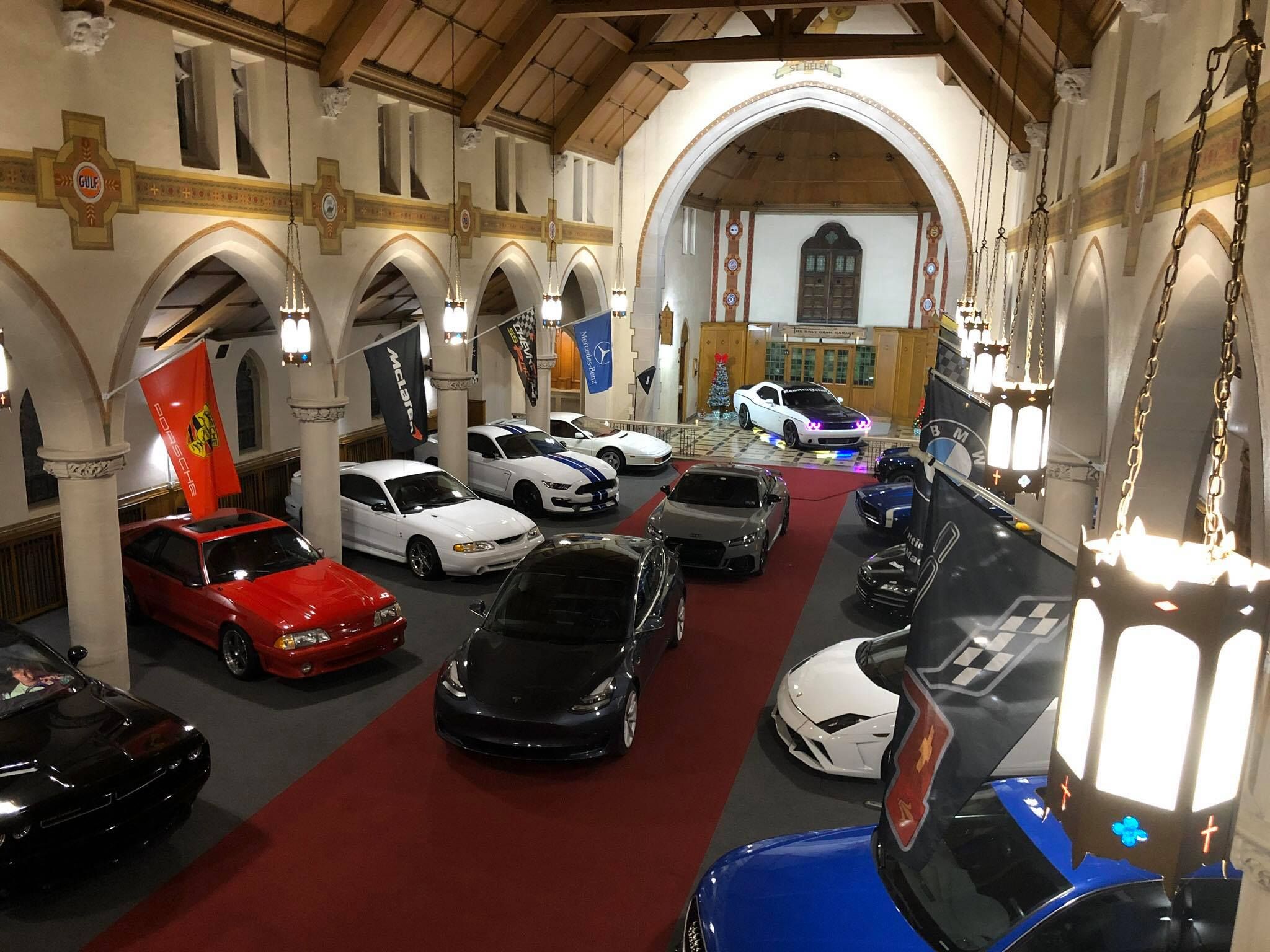 The Holy Grail Garage Is Literally Automotive Heaven on Earth In a Church