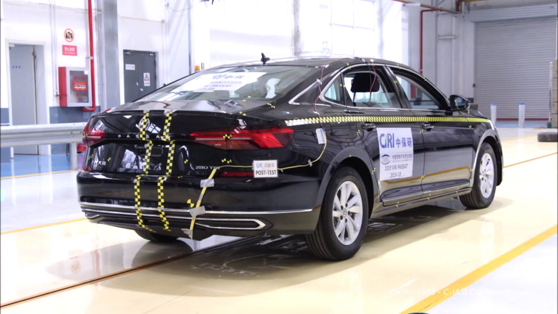 Watch a 2019 Volkswagen Passat Fail Miserably During Chinese Crash Testing