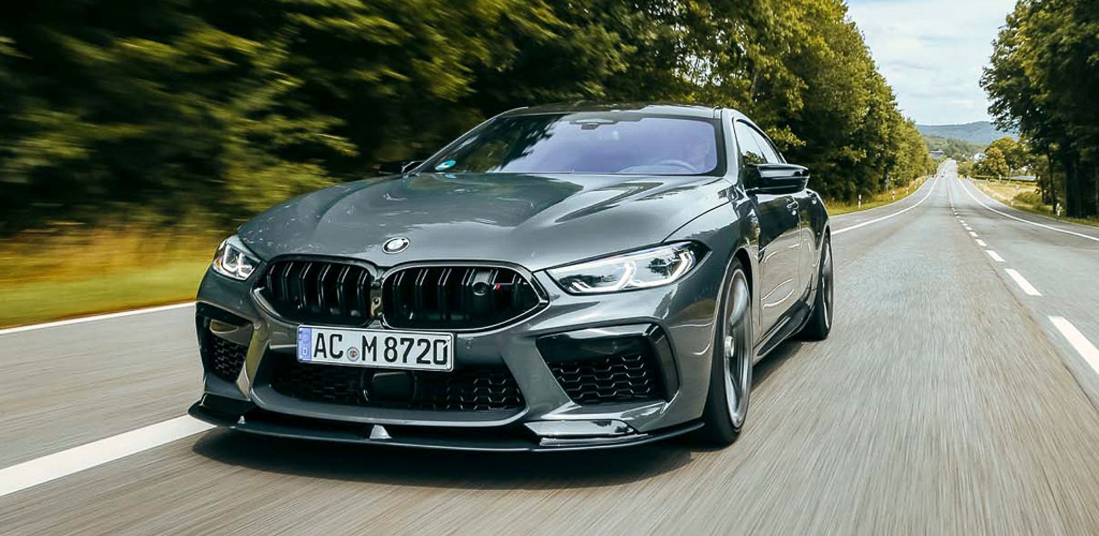 2020 BMW M8 Competition Gran Coupe driving