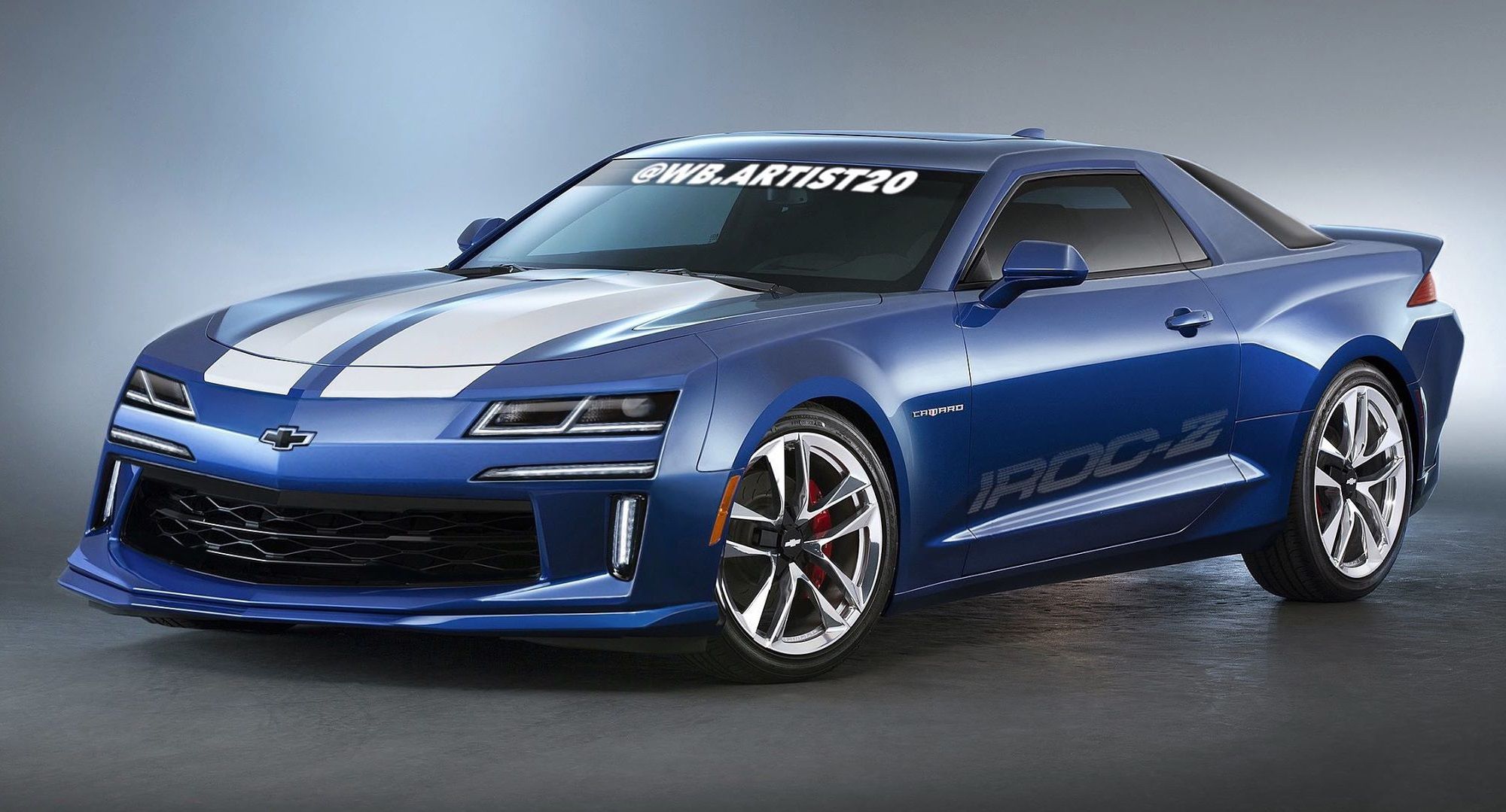 This Rendering of a Modern Chevy Camaro IROCZ Is More Evidence That GM