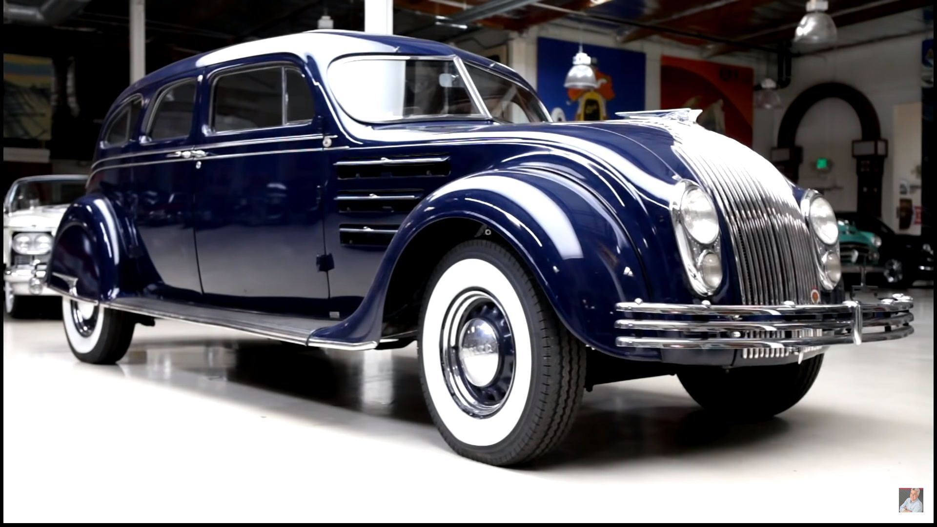 Blue 1934 Chrysler Airflow