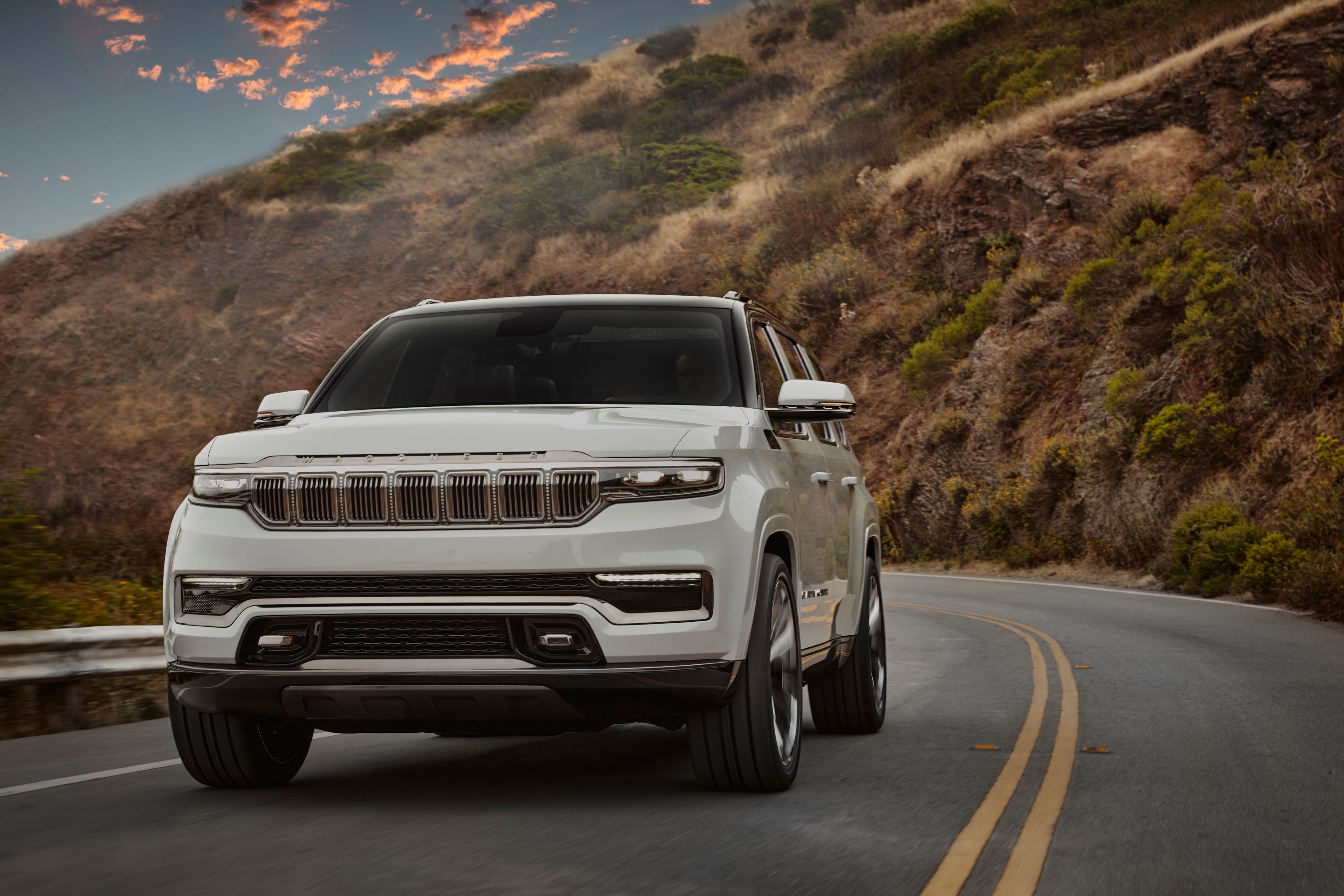 2022 Jeep Grand Wagoneer driving