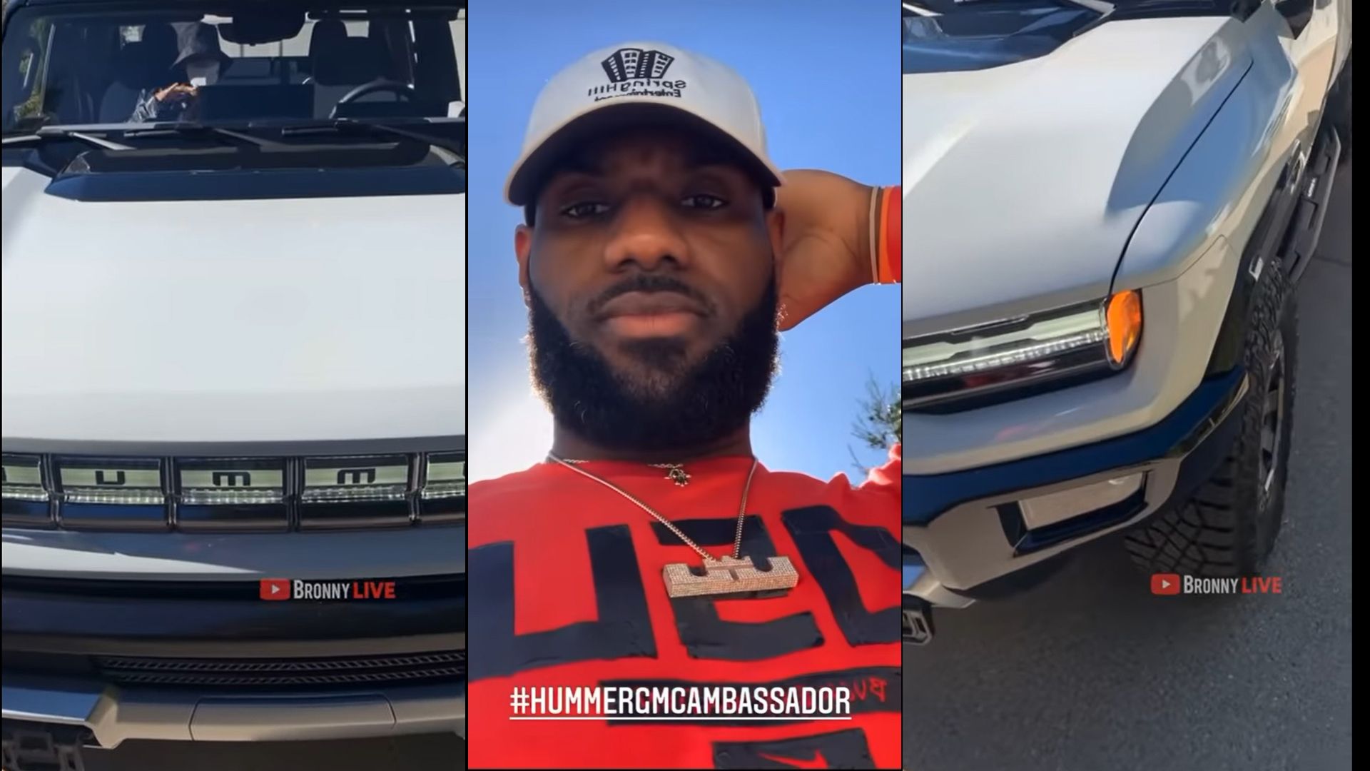 LeBron James Seems To Dig The 2021 Hummer EV