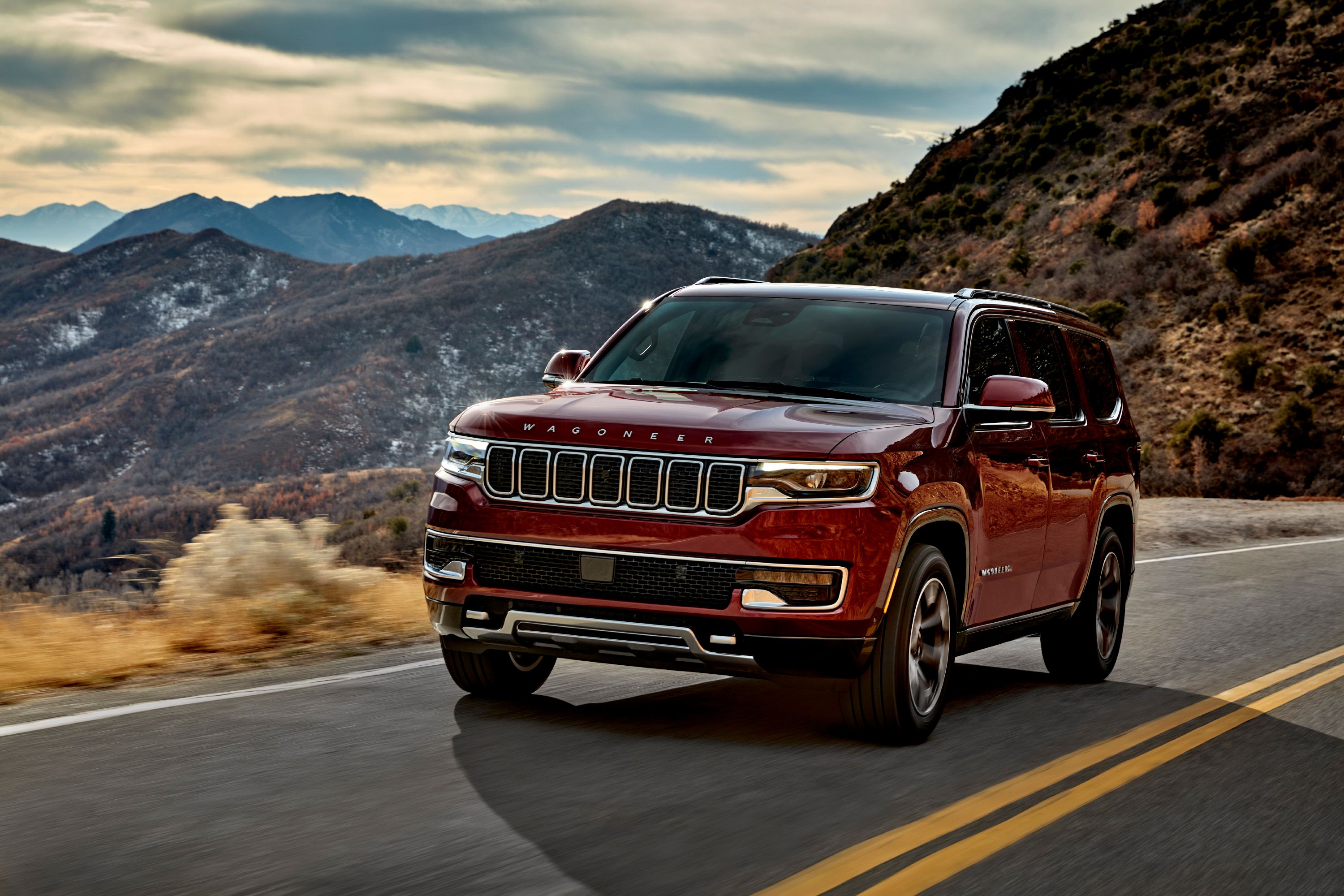 2022 Jeep Wagoneer driving