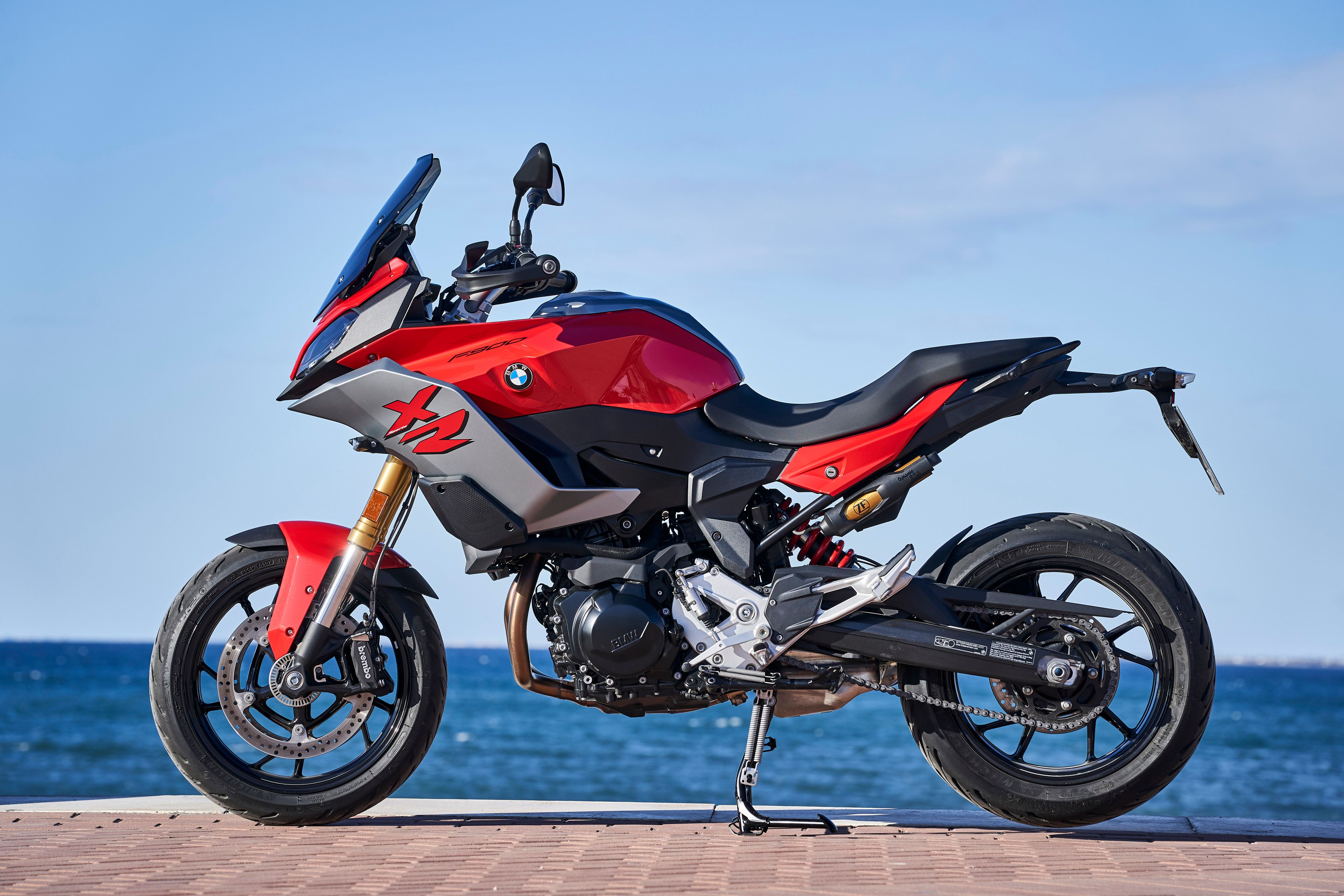 Red and black 2021 BMW F900XR Road Test