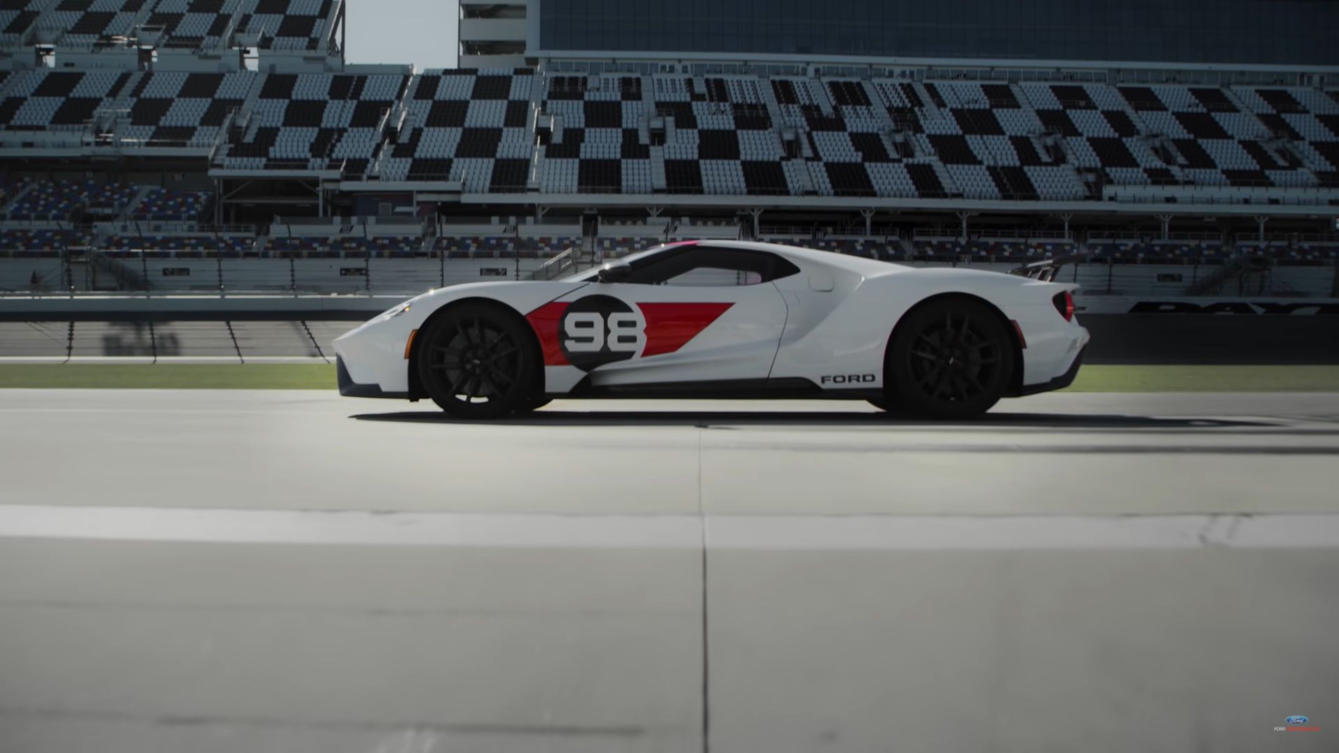 Ken Miles' Son Takes the Ford GT 40 Heritage Edition Around Daytona