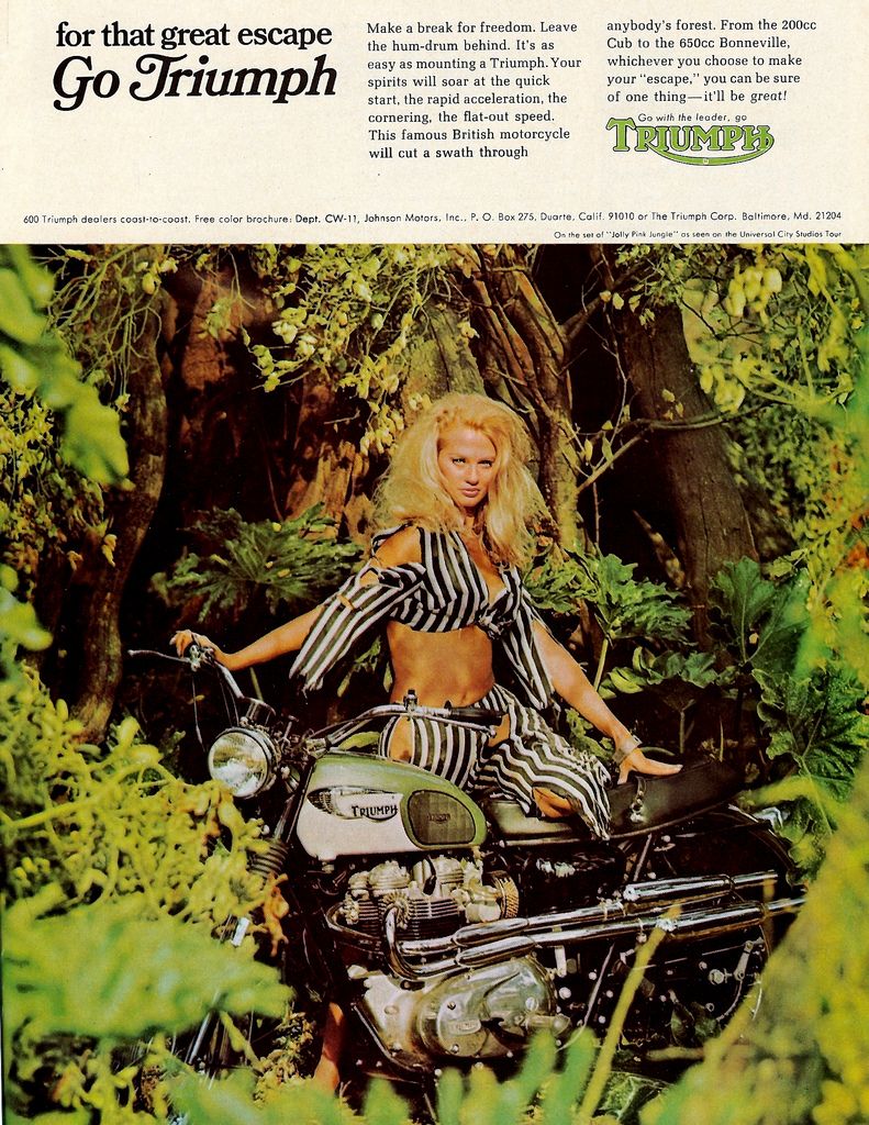 Why Don't Motorcycle Adverts Look Like This Any More?