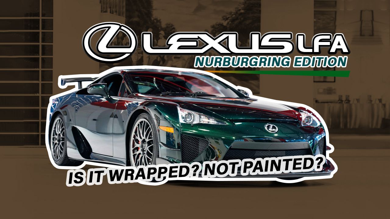 Would You Pay $1.1 Million For This Dark Green Lexus LFA 