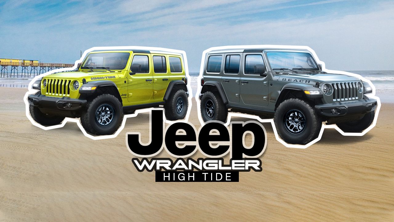 Jeep's New Wrangler High Tide And Beach Is Ready For Some Sun