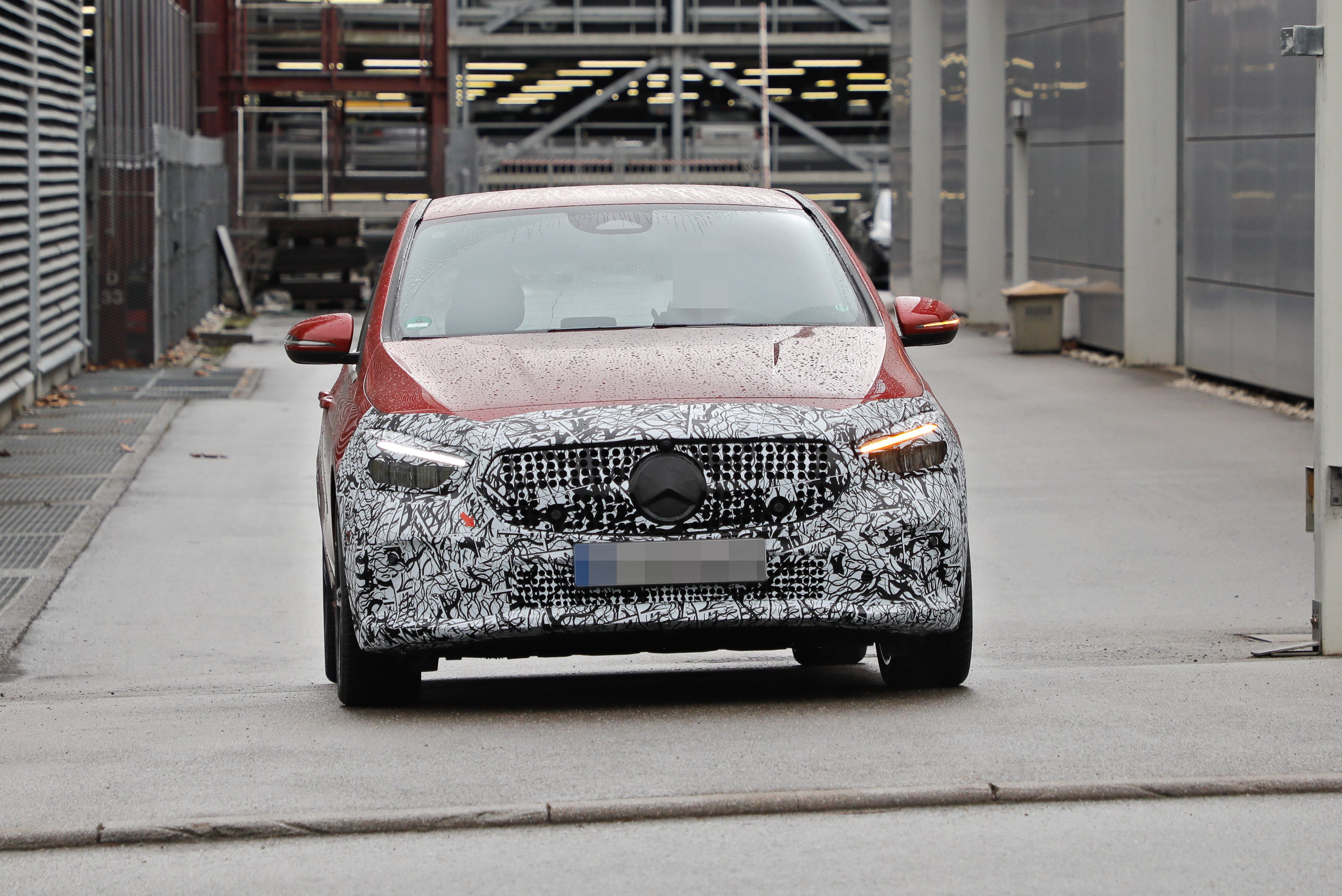 The 2023 Mercedes-Benz B-Class Facelift Pops And Sparkles In A Fiery ...