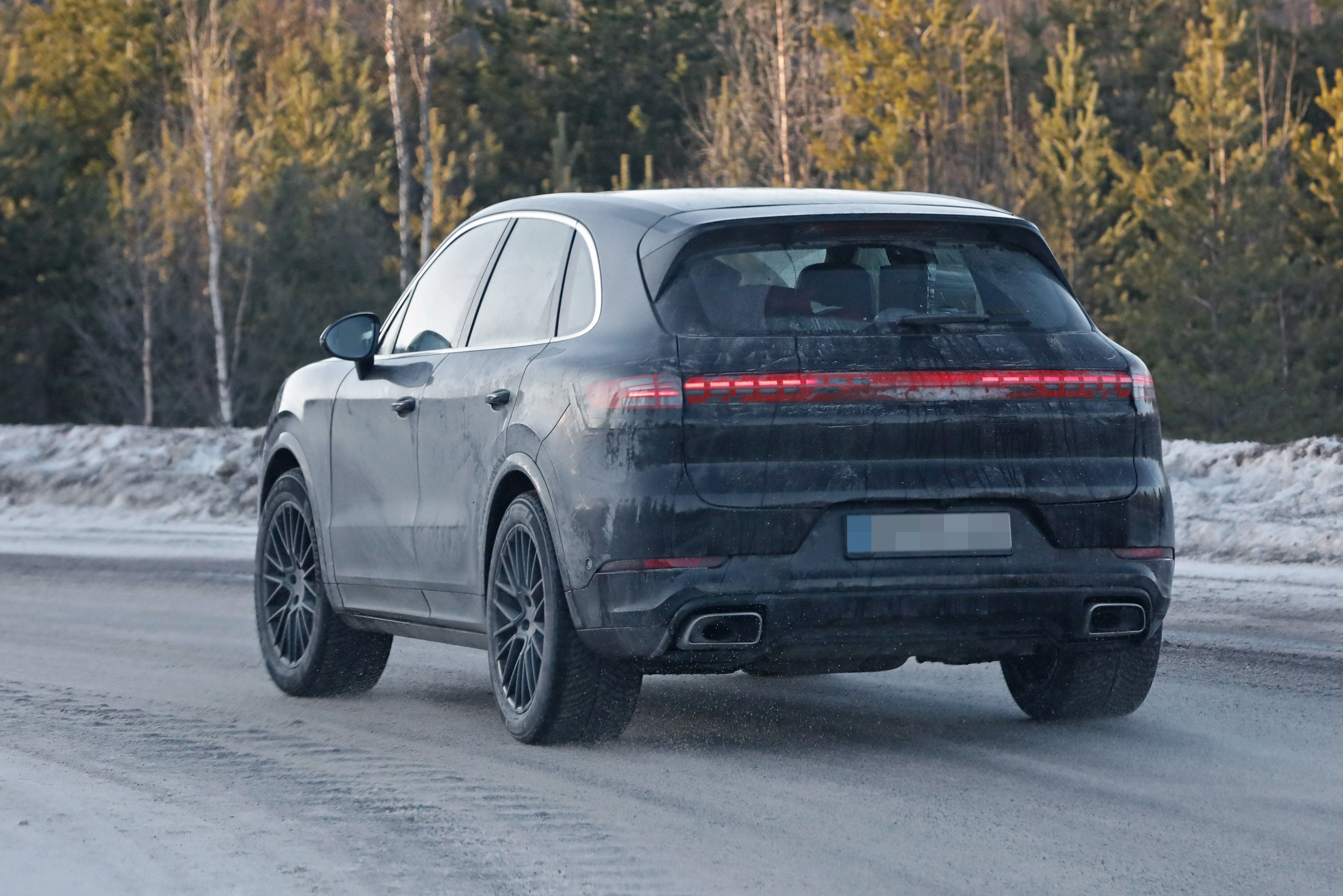 The 2023 Porsche Cayenne and Cayenne Coupe Facelift Prototypes Reveal