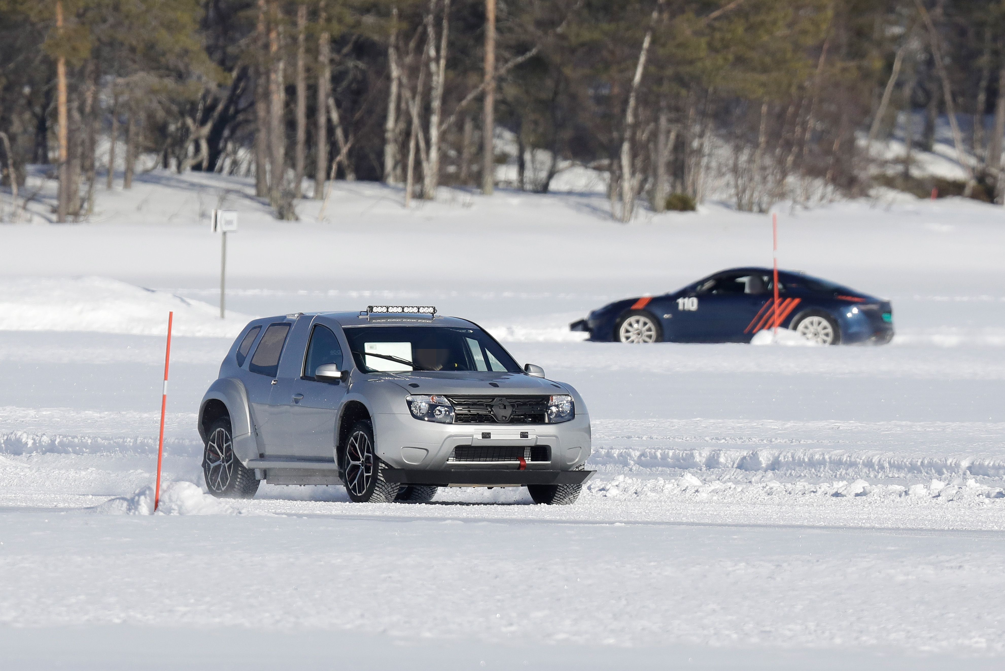 The 2025 Alpine GT XOver EV ChassisTestingMule Caught Playing In The