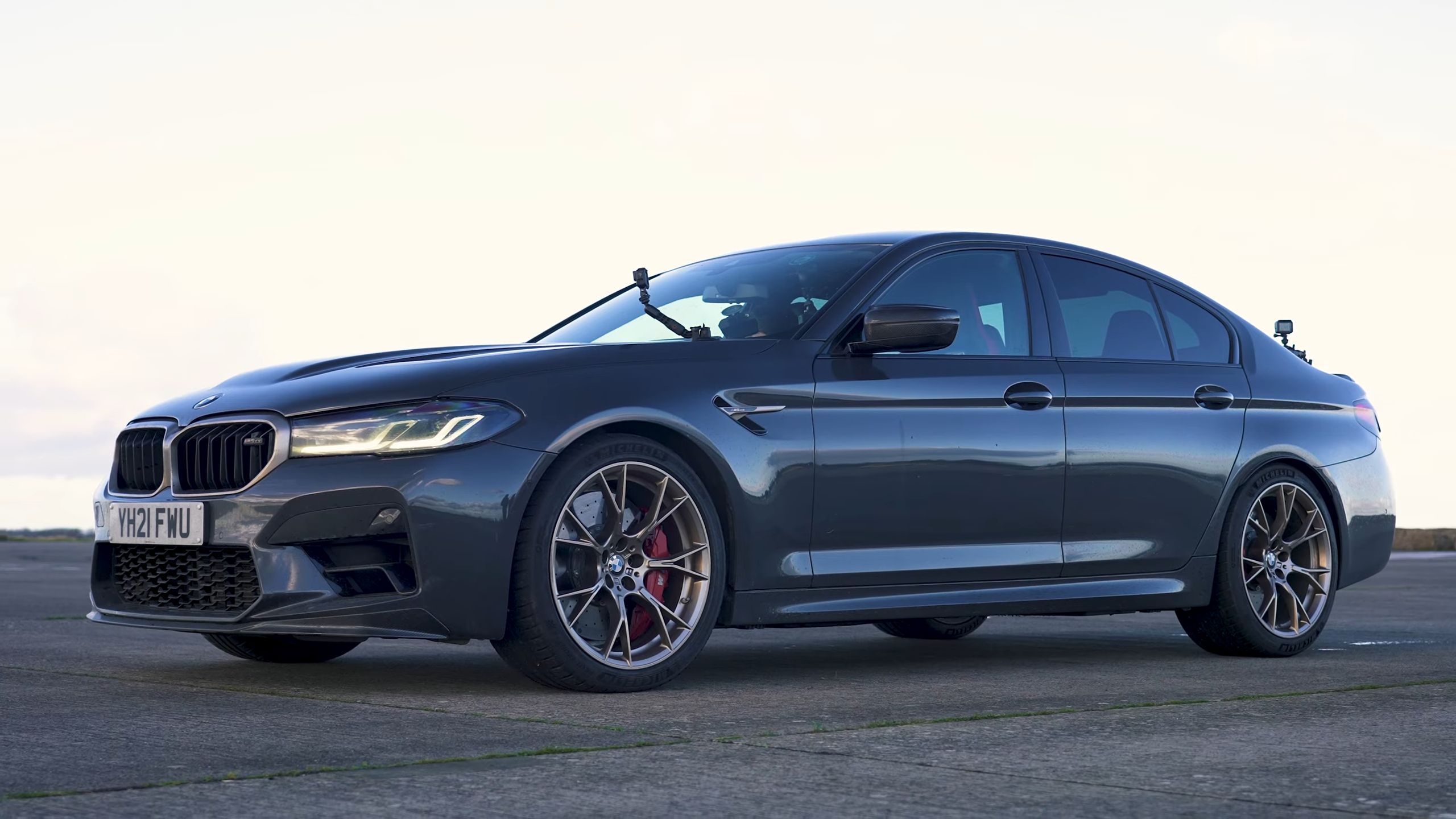 Did The... Did The BMW M5 CS Just Beat The Ferrari 812 In A Drag Race?!?!