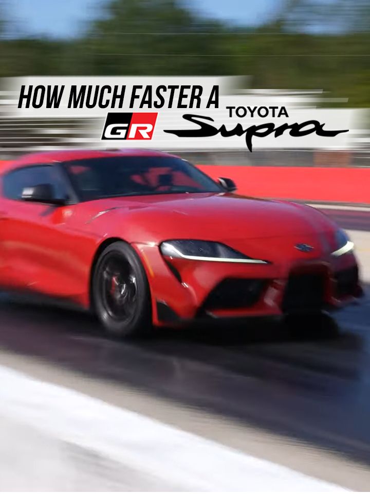 Here's How Much Faster A Toyota GR Supra Is With Just an ECU Tune And ...