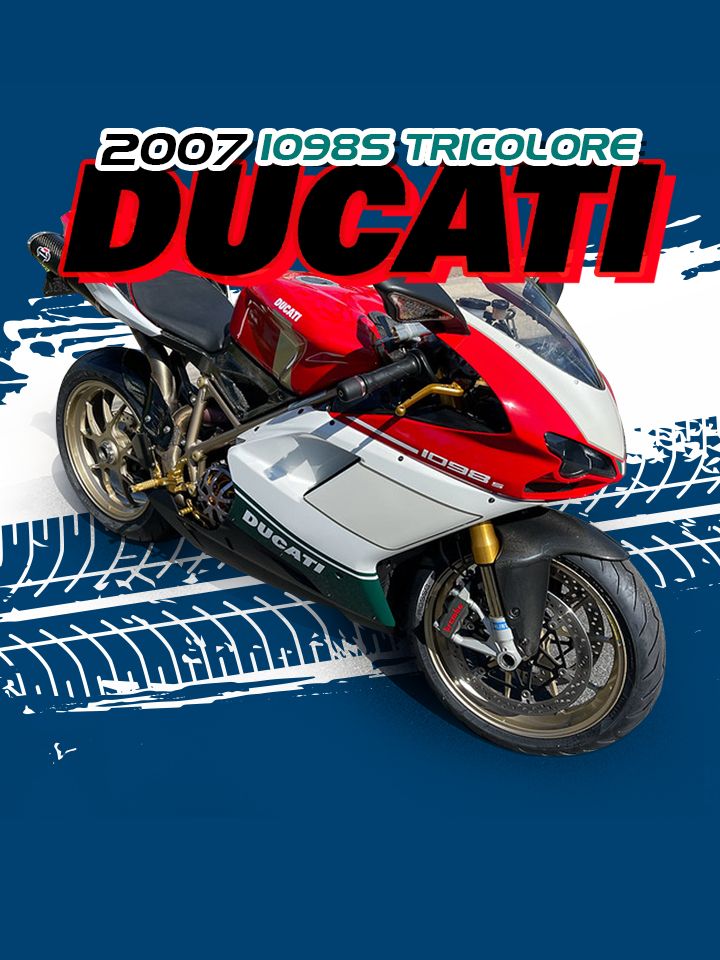 Up For Auction: This Dazzling '07 Ducati 1098S Tricolore Is The