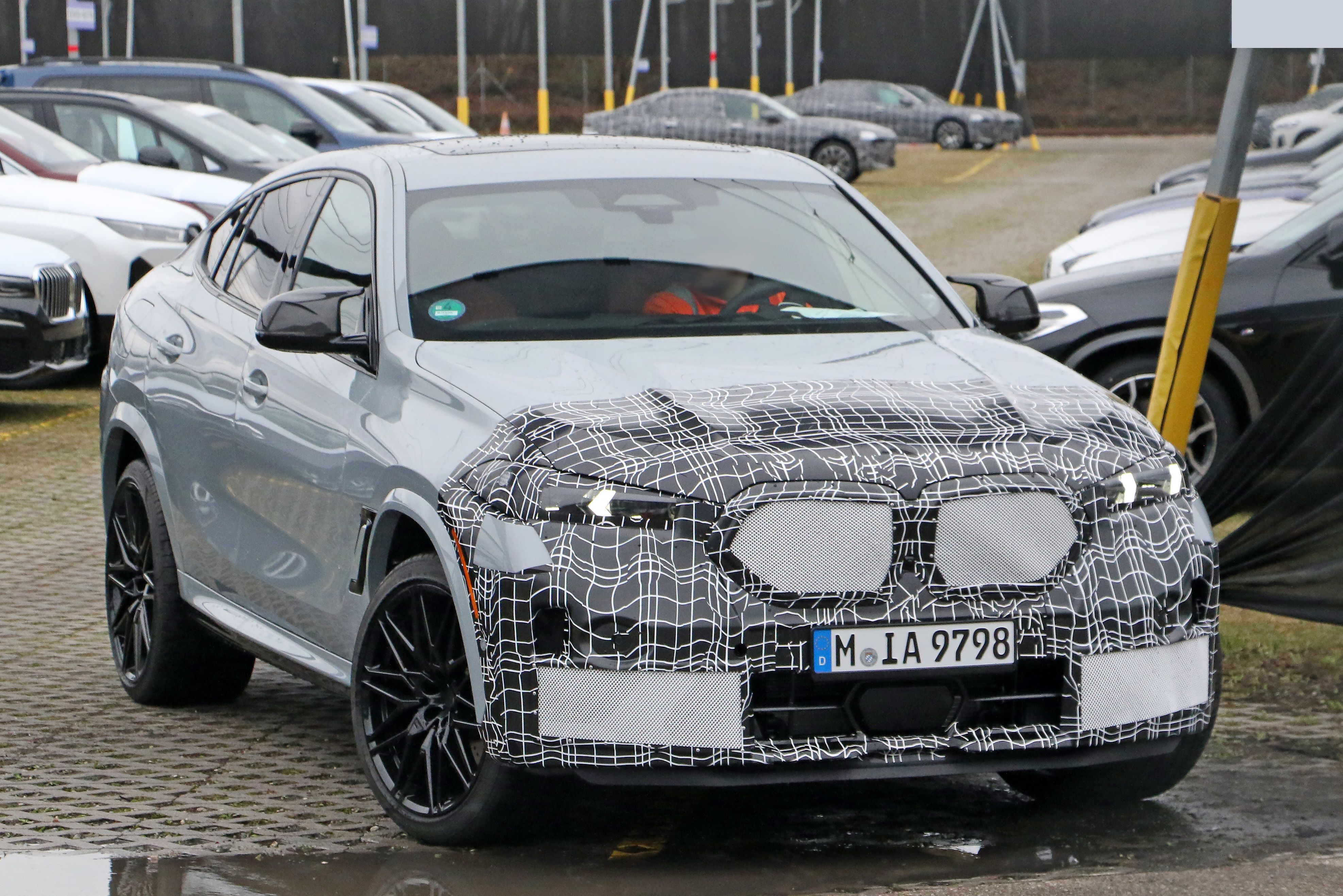 Two 2024 BMW X6 M Facelift Prototypes Caught On The Streets Of Germany