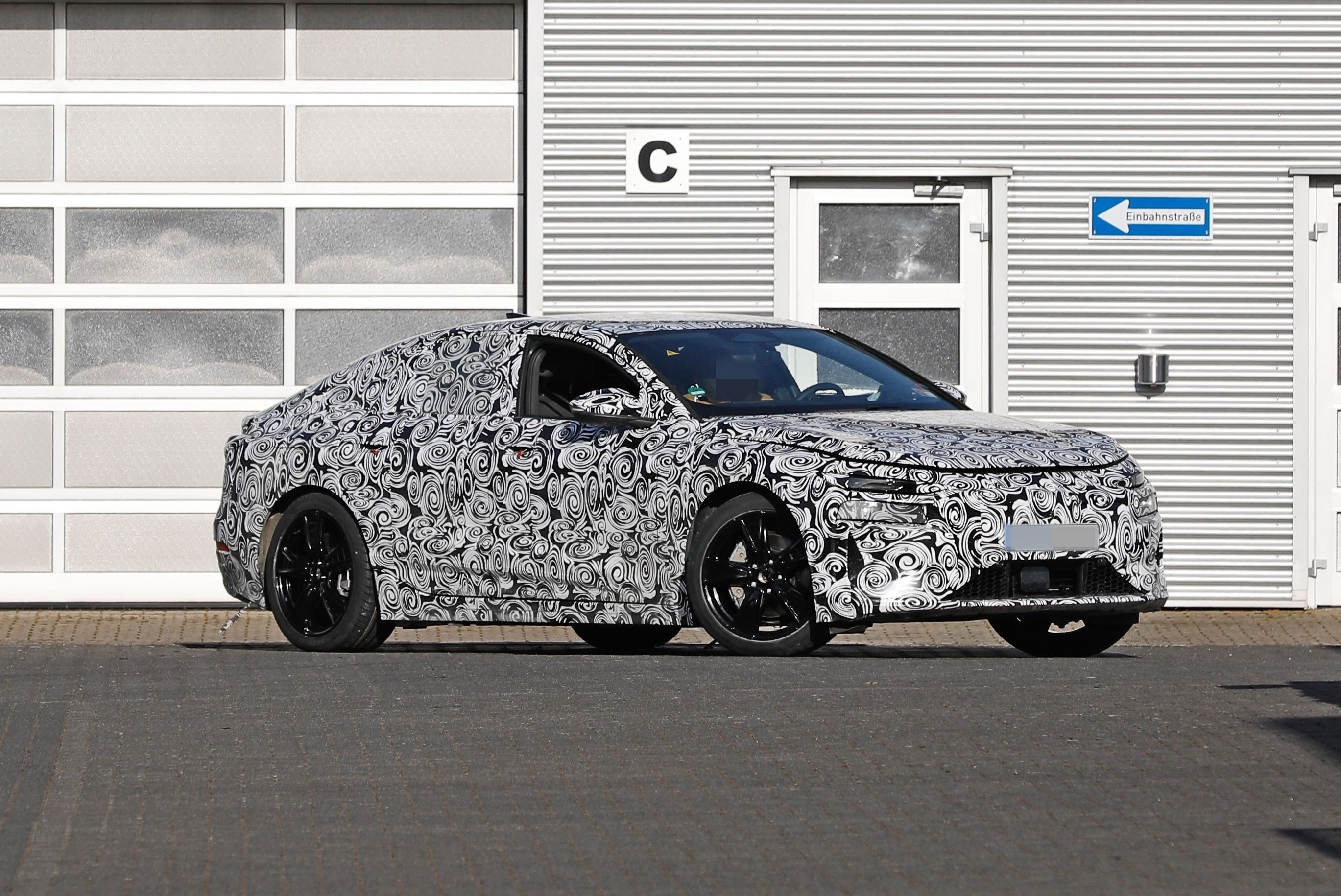 The 2024 Audi A6 e-Tron Prototype Spied Testing At The Nürburgring