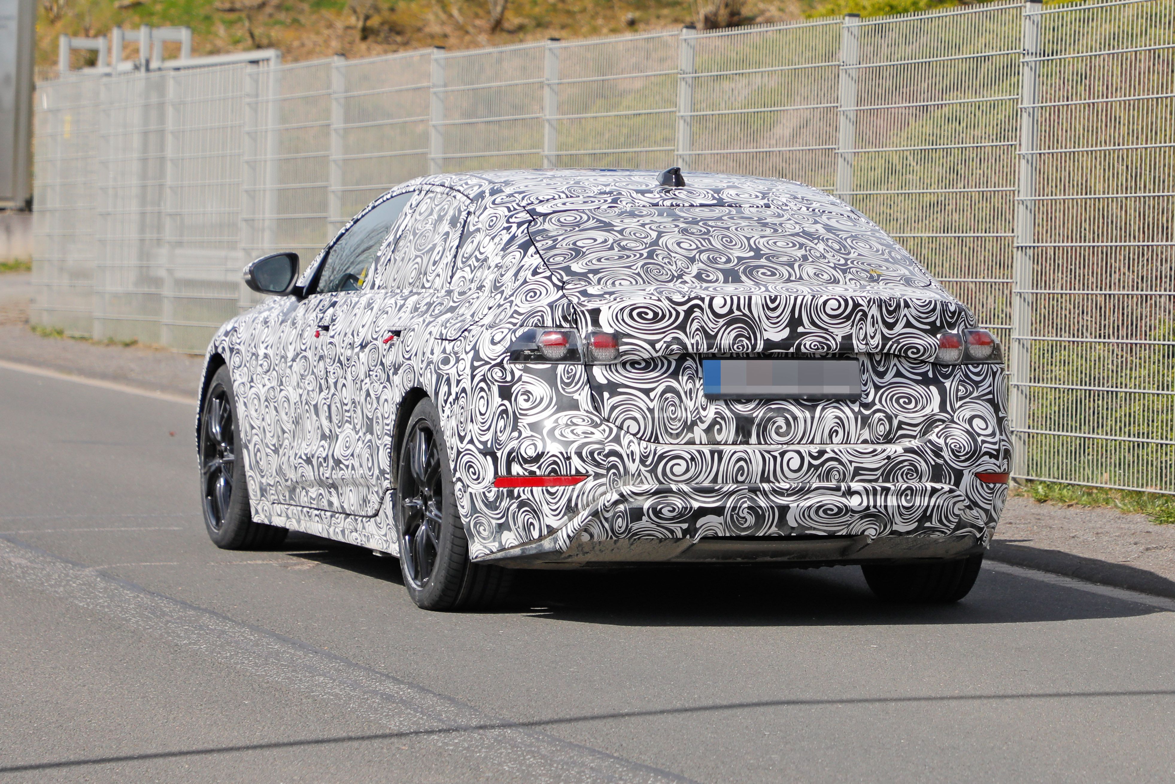 The 2024 Audi A6 e-Tron Prototype Spied Testing At The Nürburgring